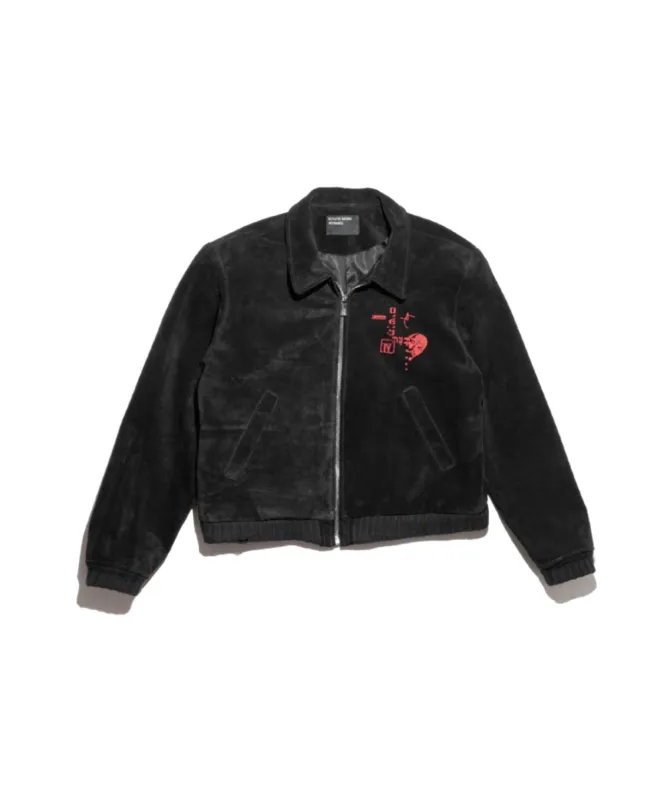 Suede Constructivist Jacket (Black) sold by TONS