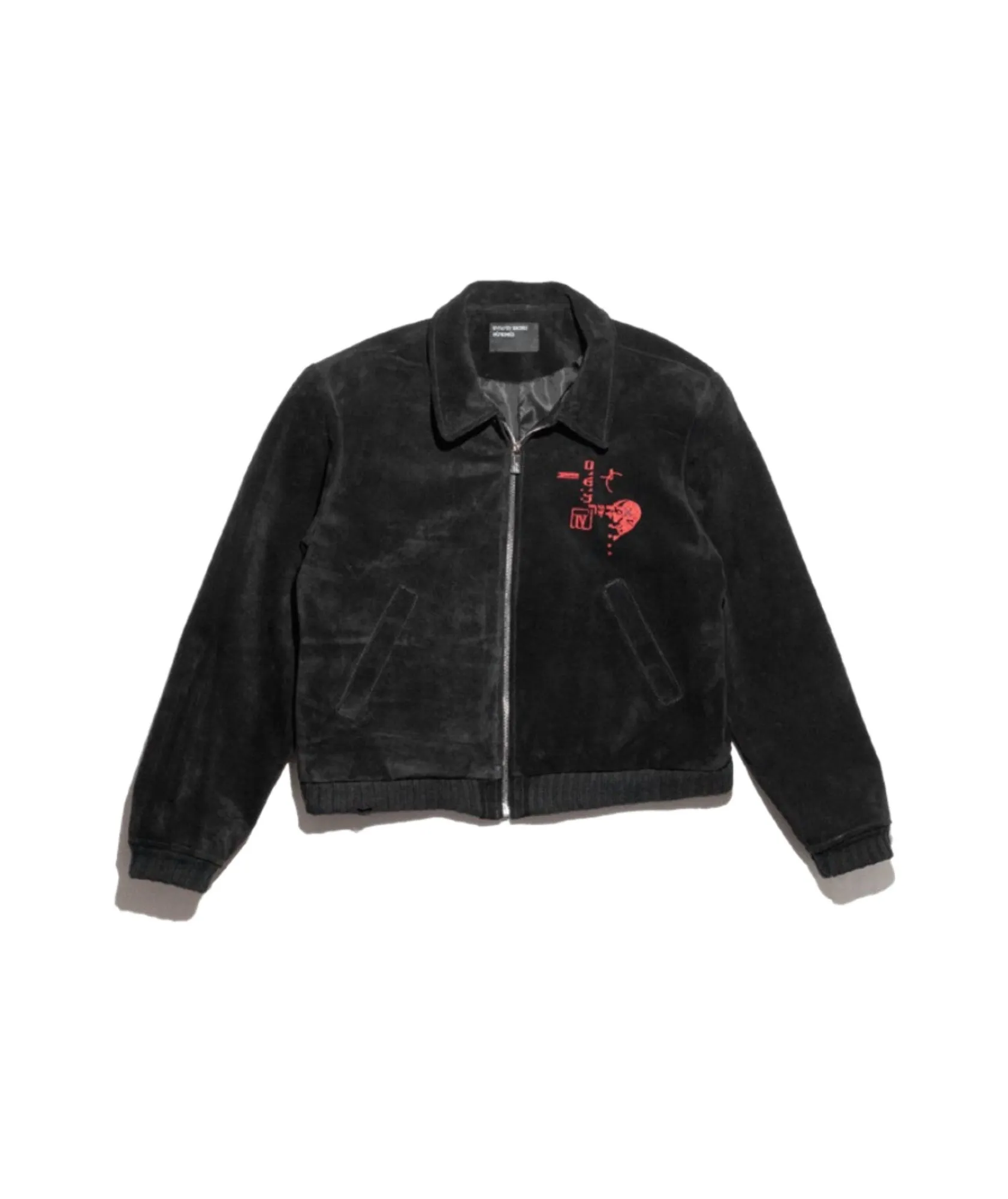 Suede Constructivist Jacket (Black) sold by TONS