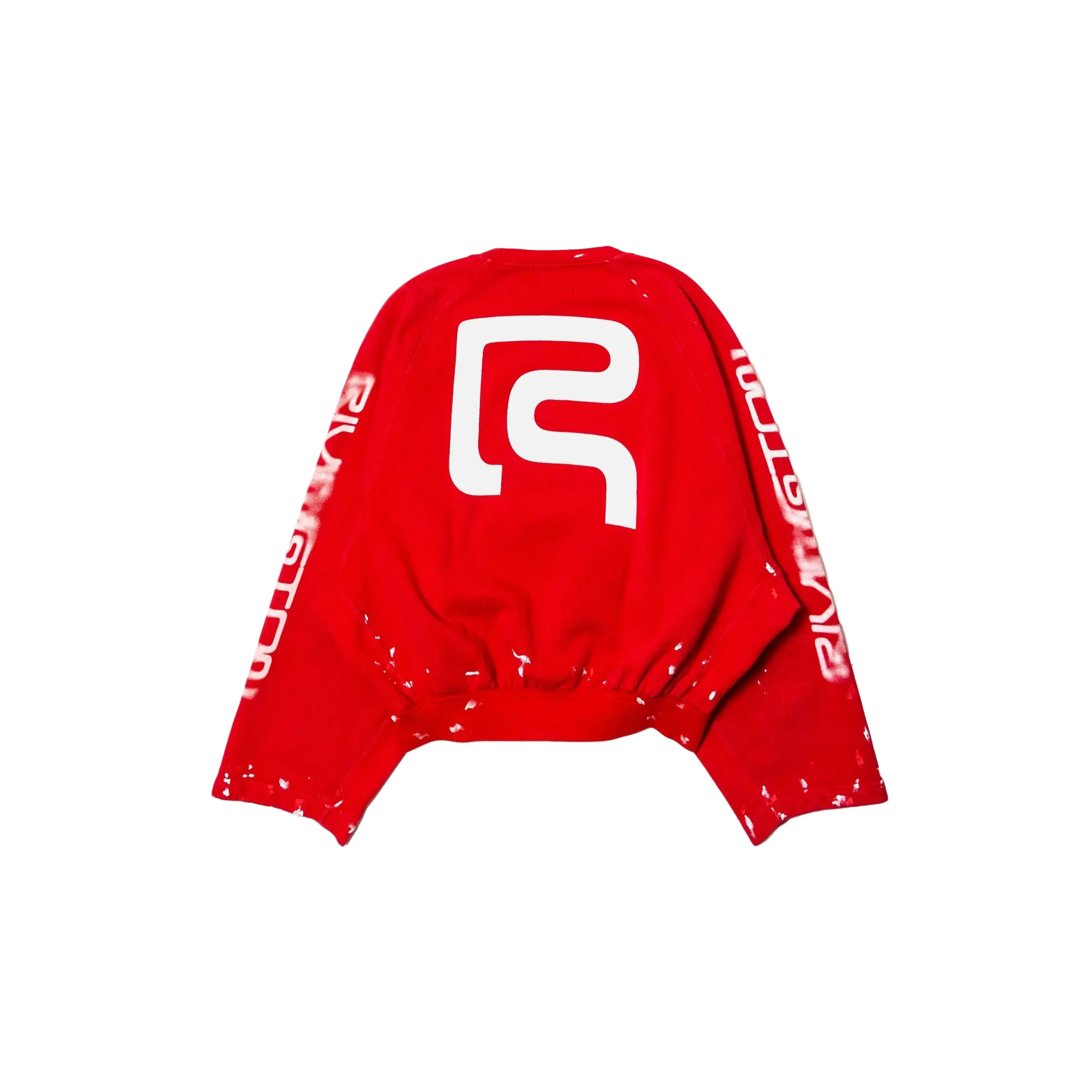 Radical Paper Rose Crewneck (Meta Red) sold by TONS product image thumbnail 4