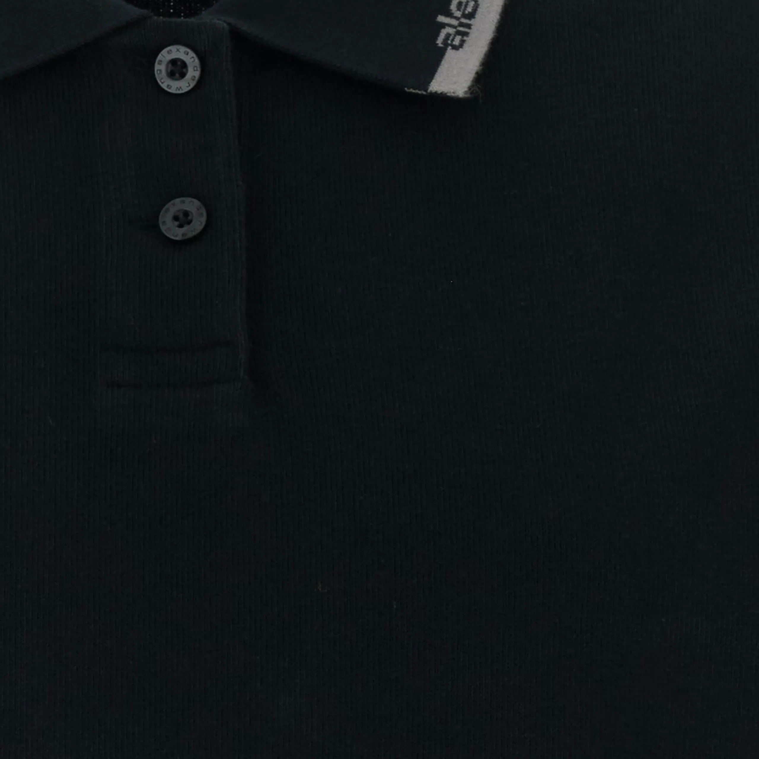 Relaxed Mini Polo Dress (Black) sold by TONS product image thumbnail 3