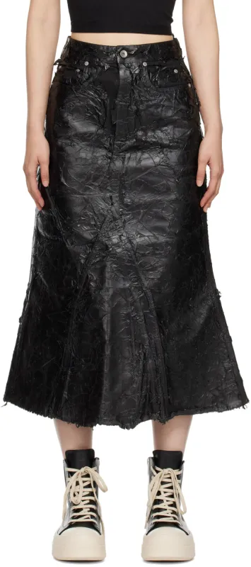 Godet Skirt (Black) made by Rick Owens