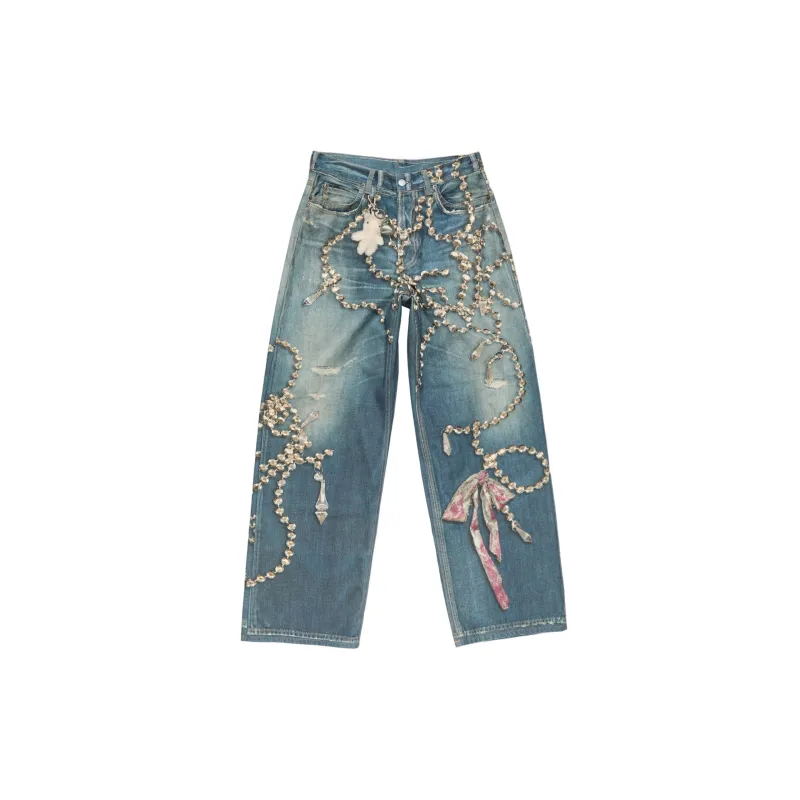 Loose Fit Jeans - 1981 (Mid Blue) sold by TONS