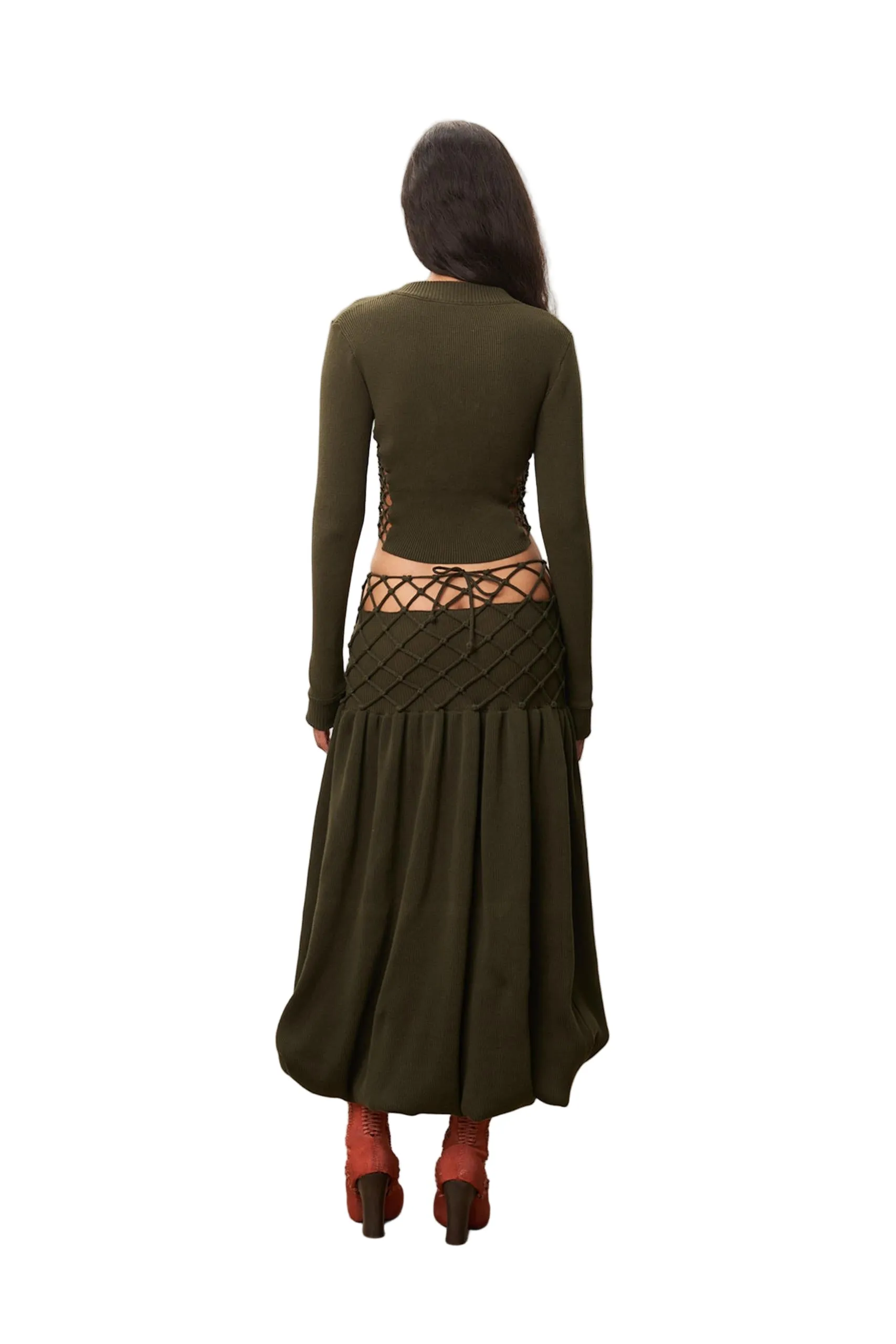 Bubble Cage Skirt (Swamp) sold by TONS product image thumbnail 3