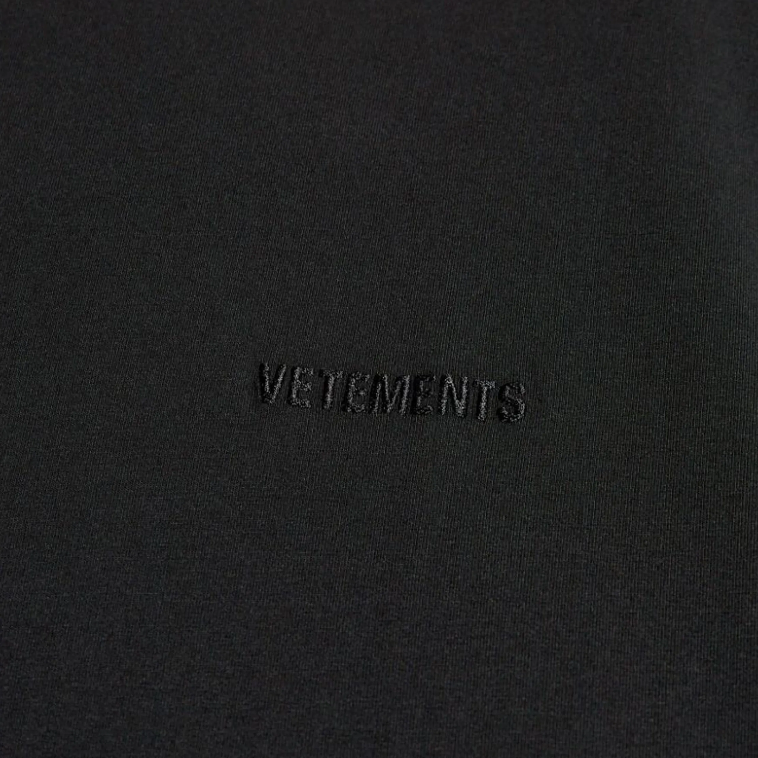 Embroidered Logo Oversized T-shirt (Black) sold by TONS product image thumbnail 2