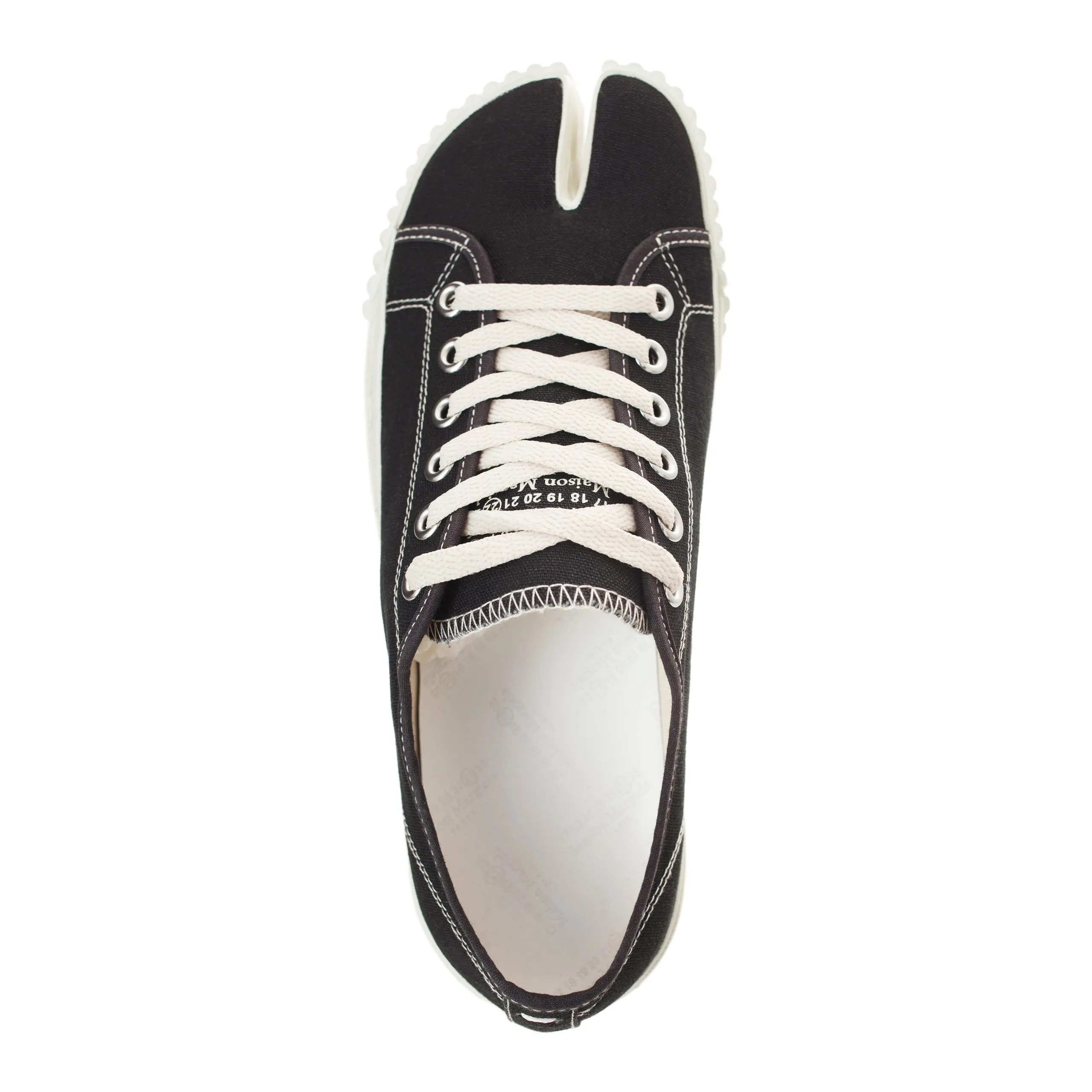 Men's Tabi Sneakers (Black/White) sold by TONS product image thumbnail 3