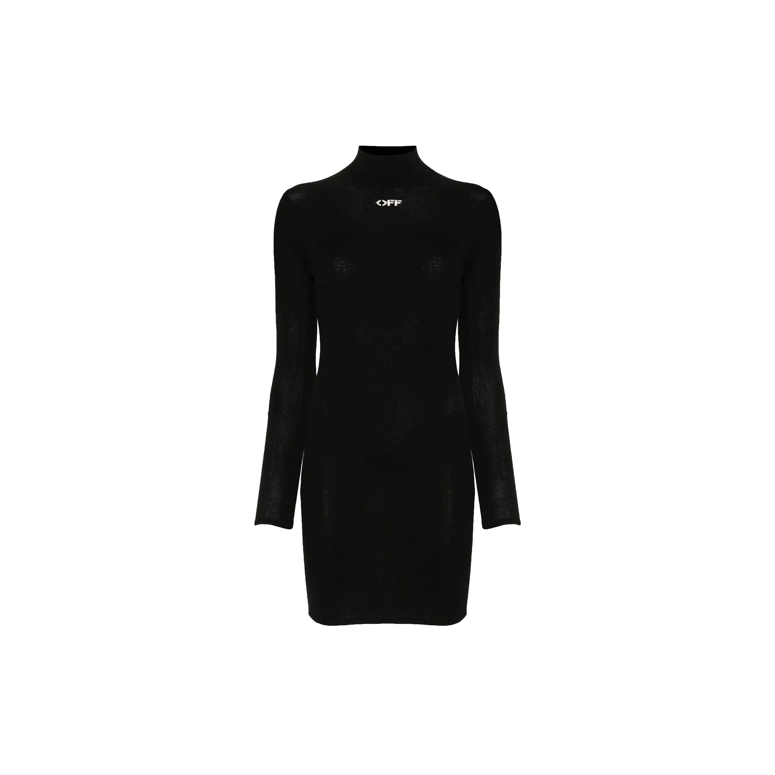 Off Stamp Slick Mini Dress (Black/White) sold by TONS