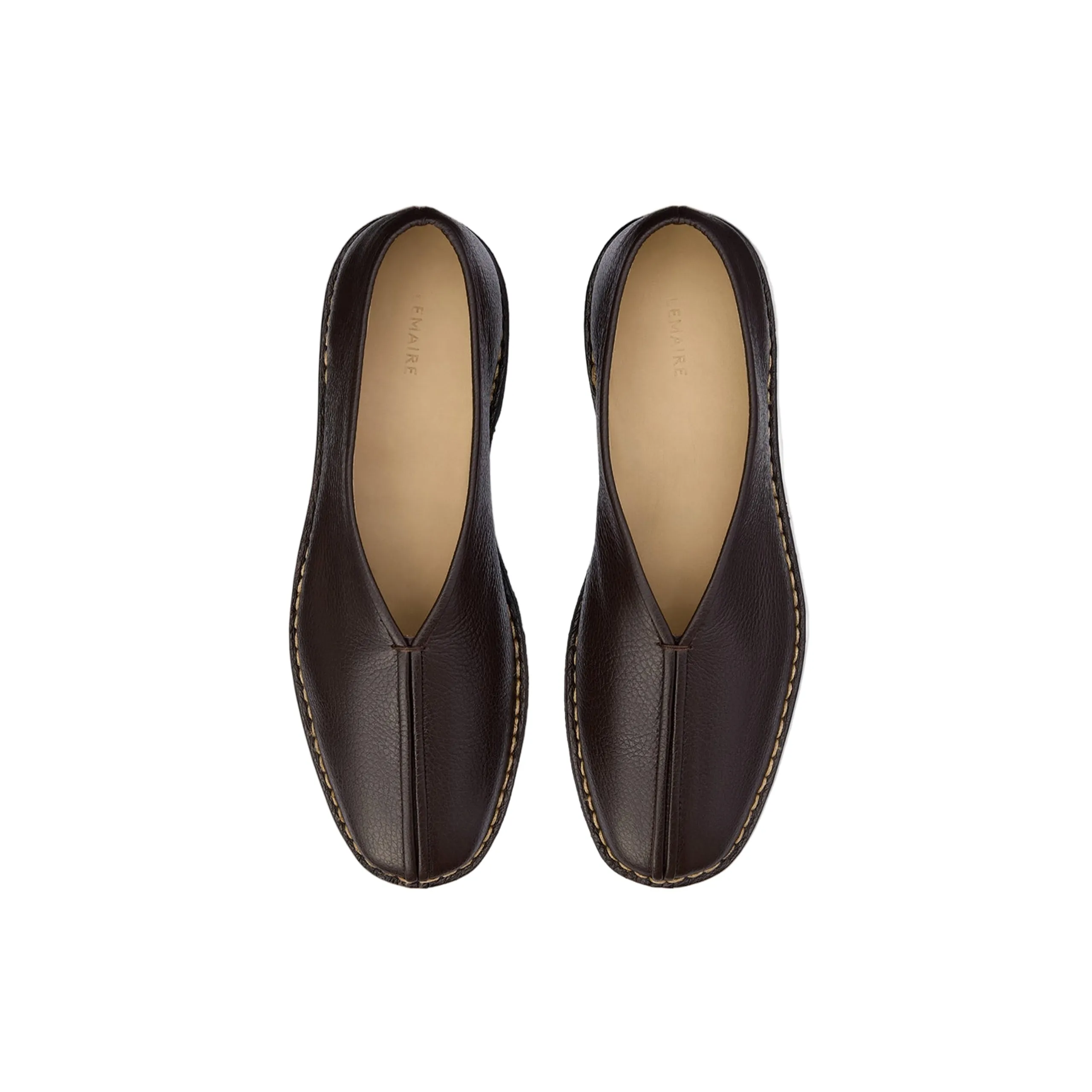 Women's Piped Crepe Slippers (Dark Brown) sold by TONS product image thumbnail 3