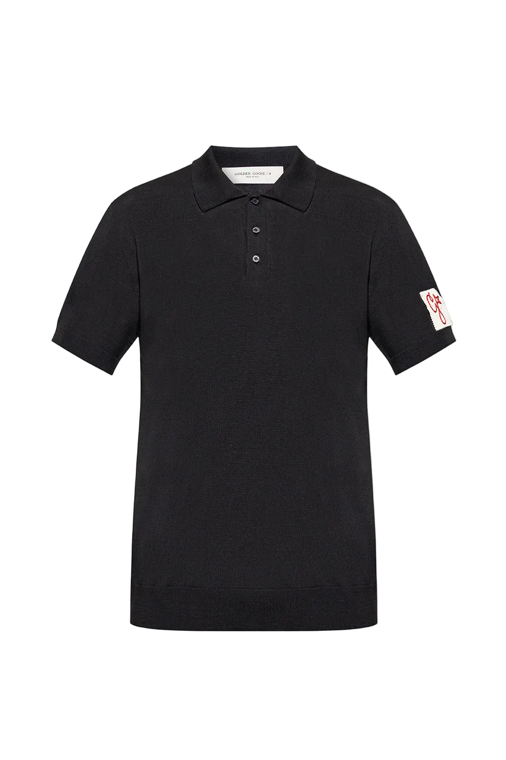 Men's Wool Polo Shirt (Black) sold by TONS