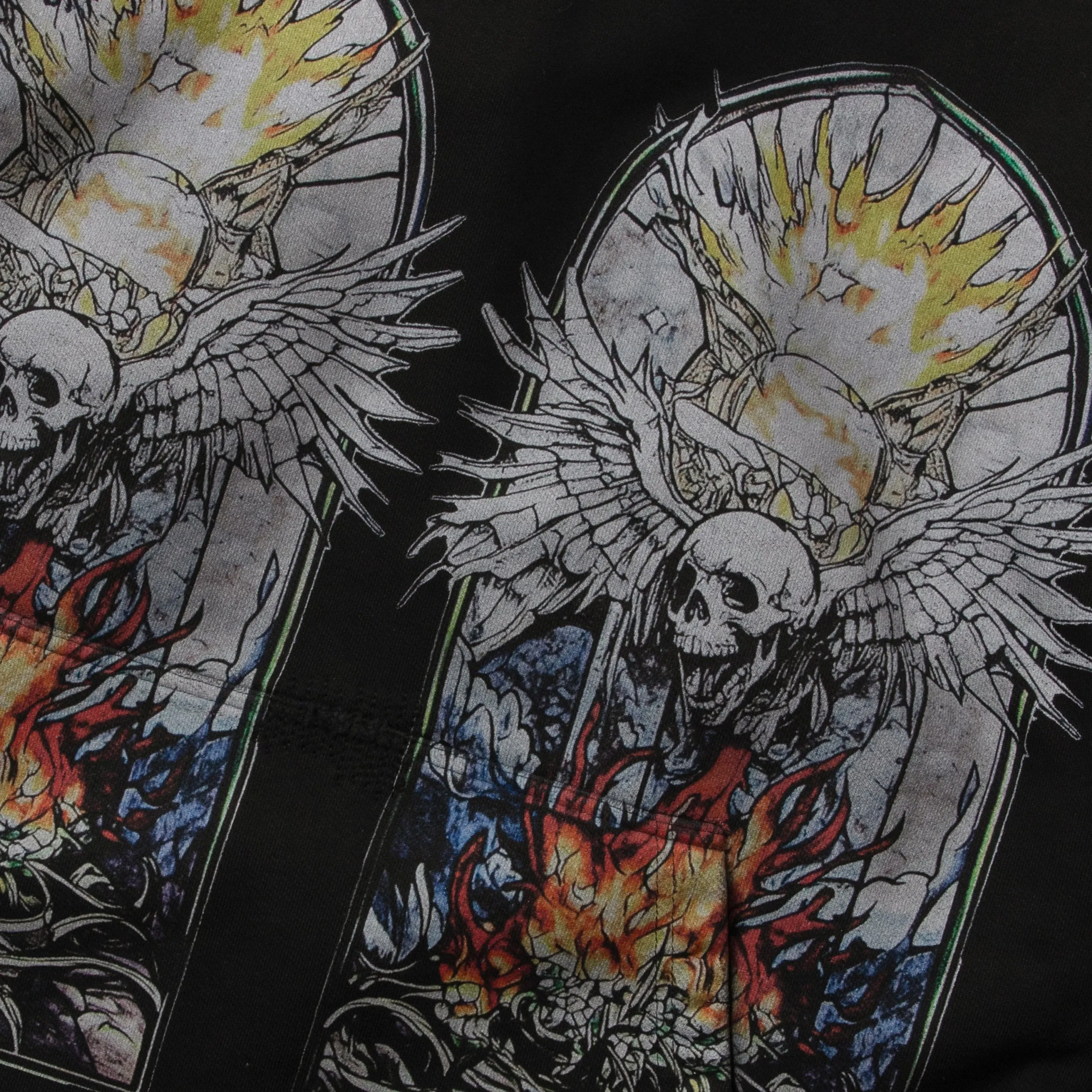 Skull Hooded Pullover (Coal/Multicolor) sold by TONS product image thumbnail 2