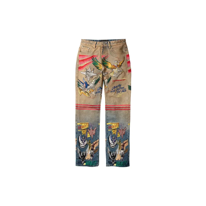Liberty Denim (Tan/Denim) made by WHO DECIDES WAR