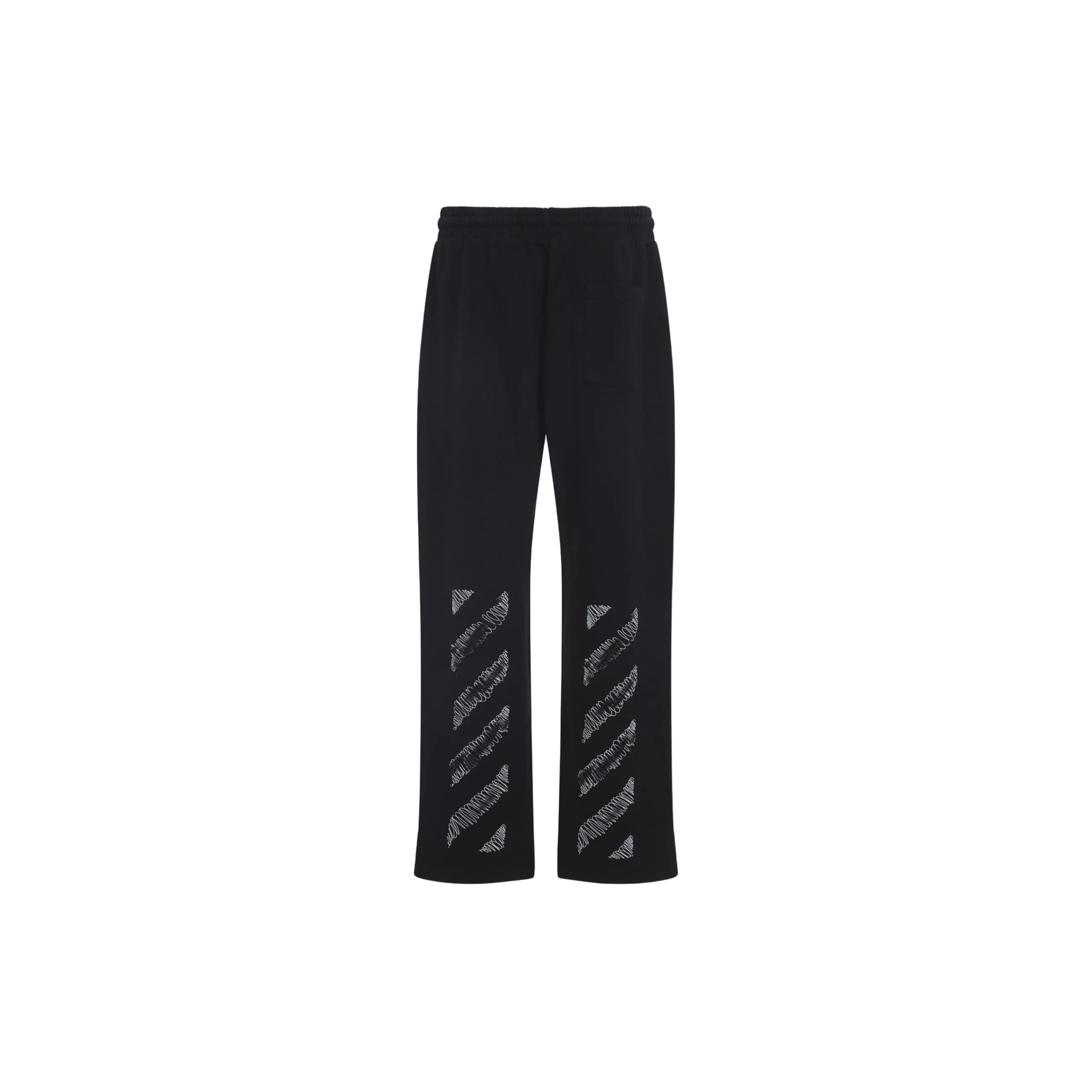Scribble Diag Sweatpants (Black/White) sold by TONS product image thumbnail 2