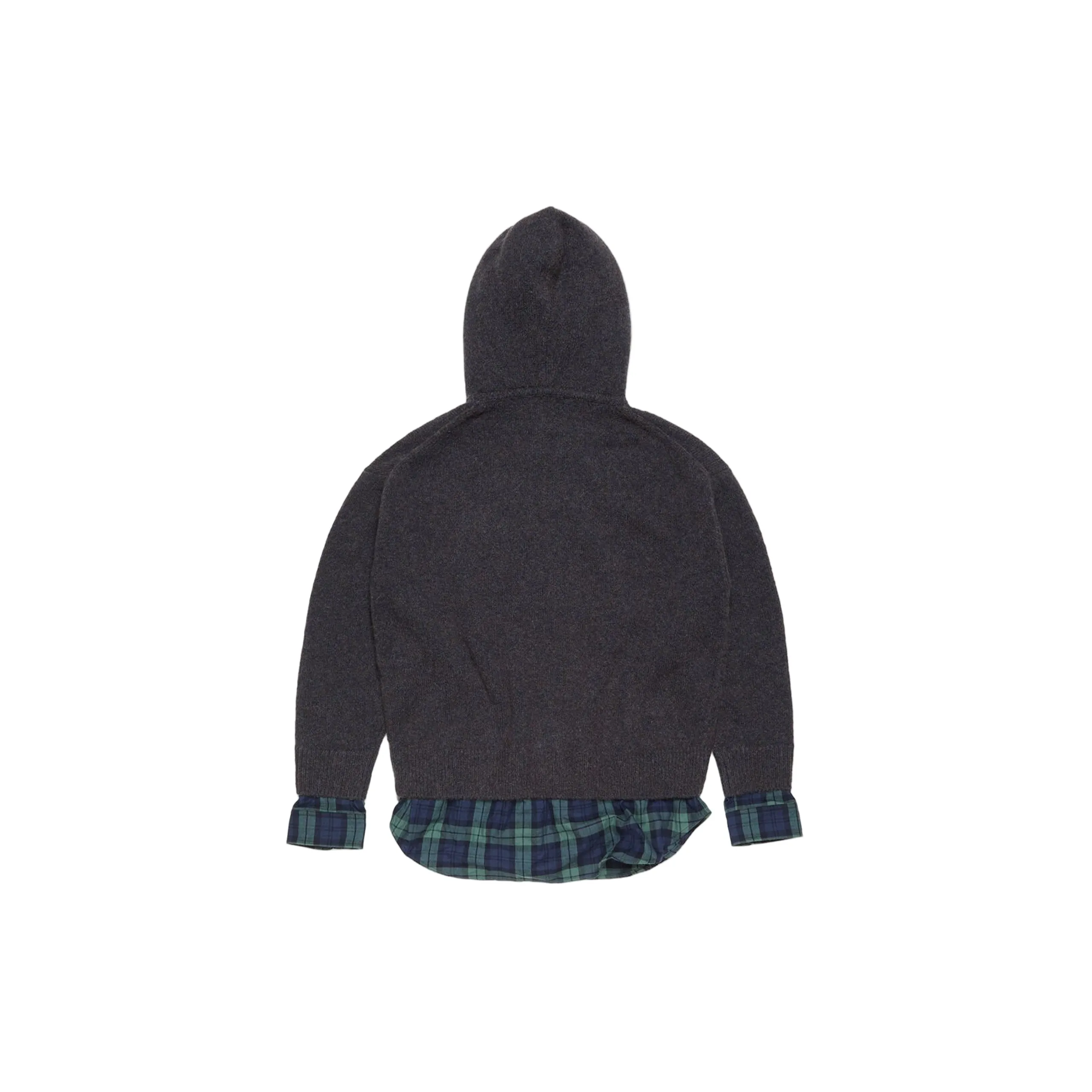 Layered Wool Hoodie (Graphite Grey) sold by TONS product image thumbnail 2