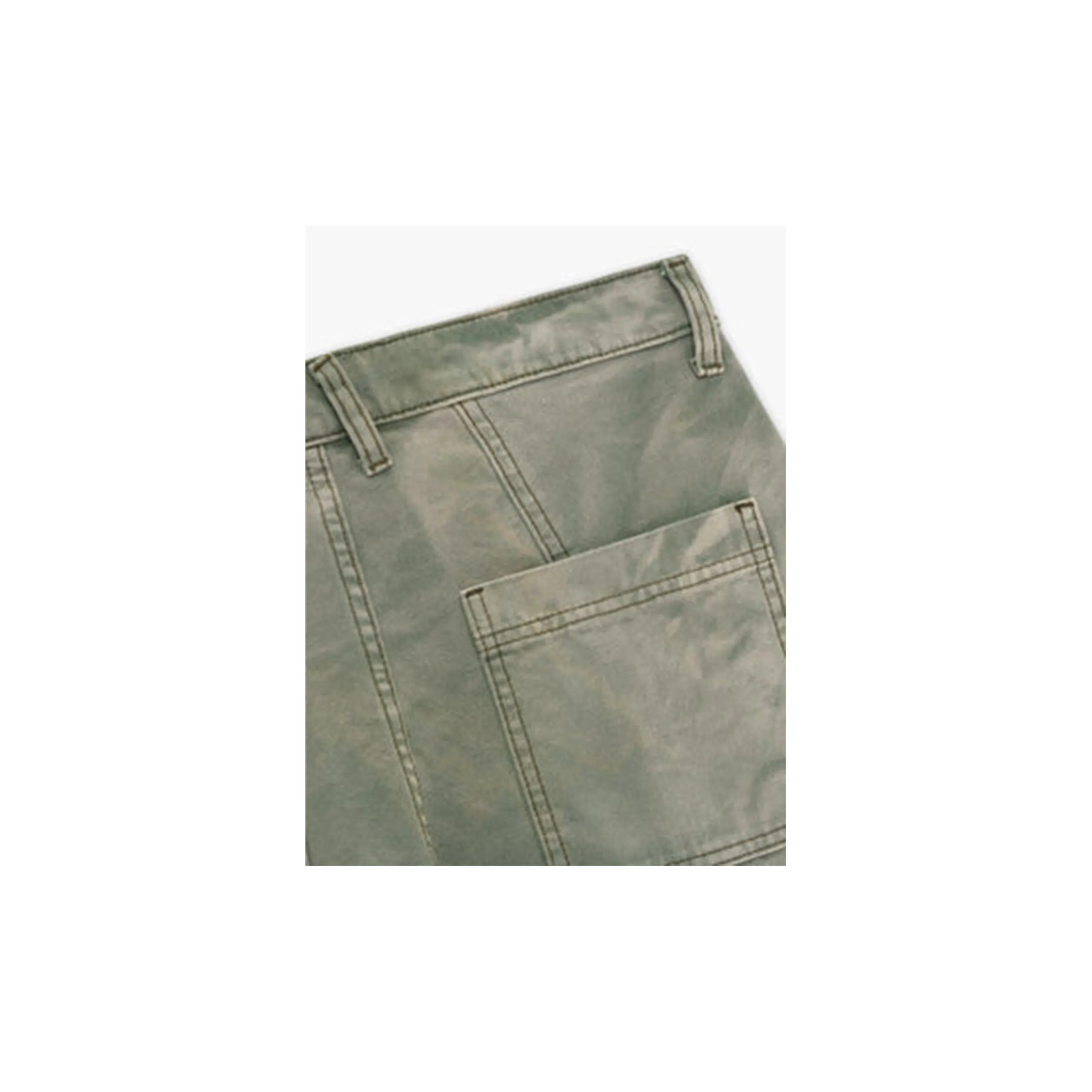 Canvas Cargo Pants (Sage Green) sold by TONS product image thumbnail 4