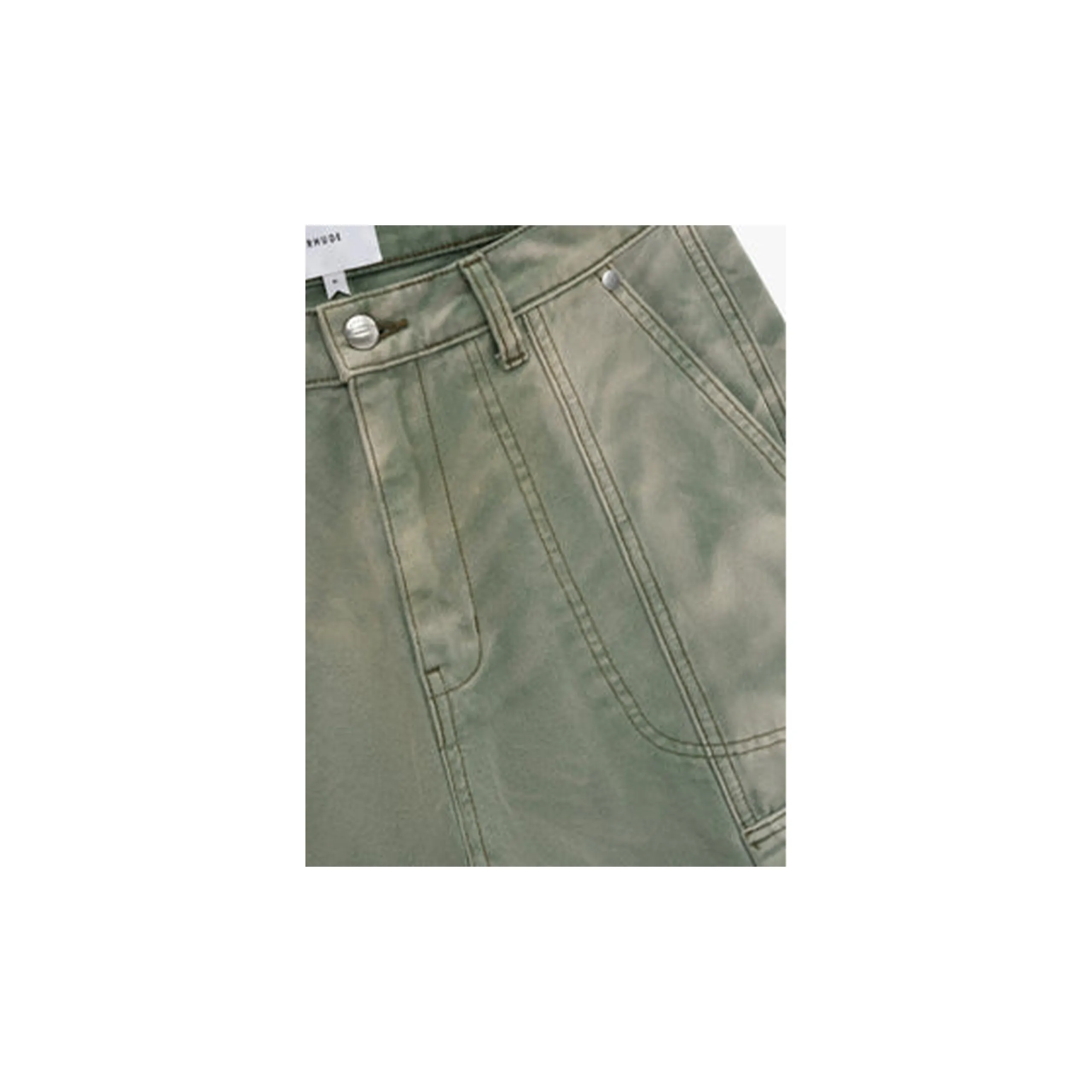 Canvas Cargo Pants (Sage Green) sold by TONS product image thumbnail 2