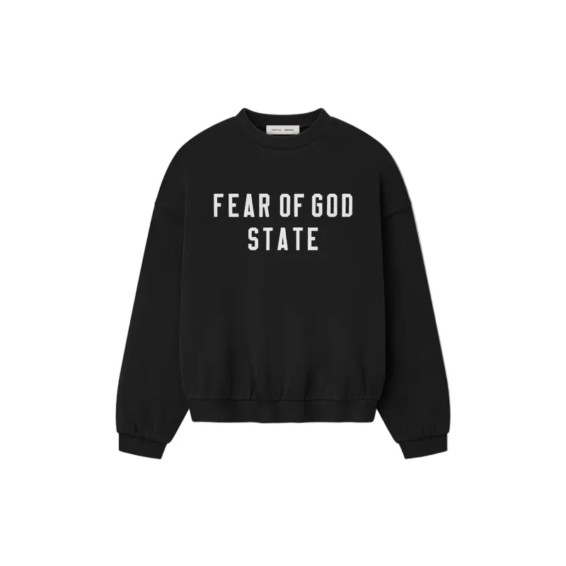 90'S Crewneck Sweatshirt (Jet Black) sold by TONS