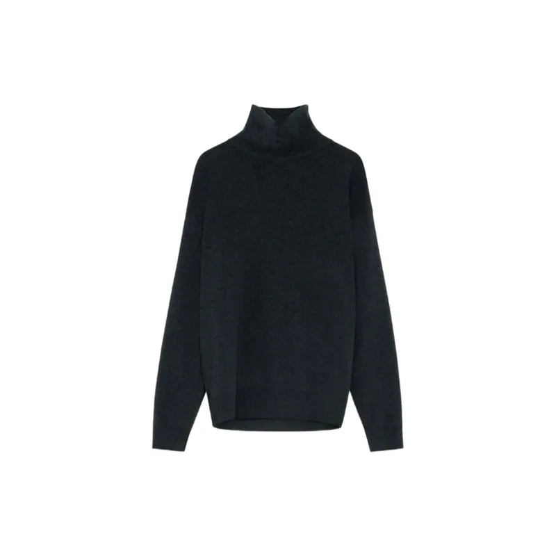 High Neck Sweater (Anthracite Melange) sold by TONS