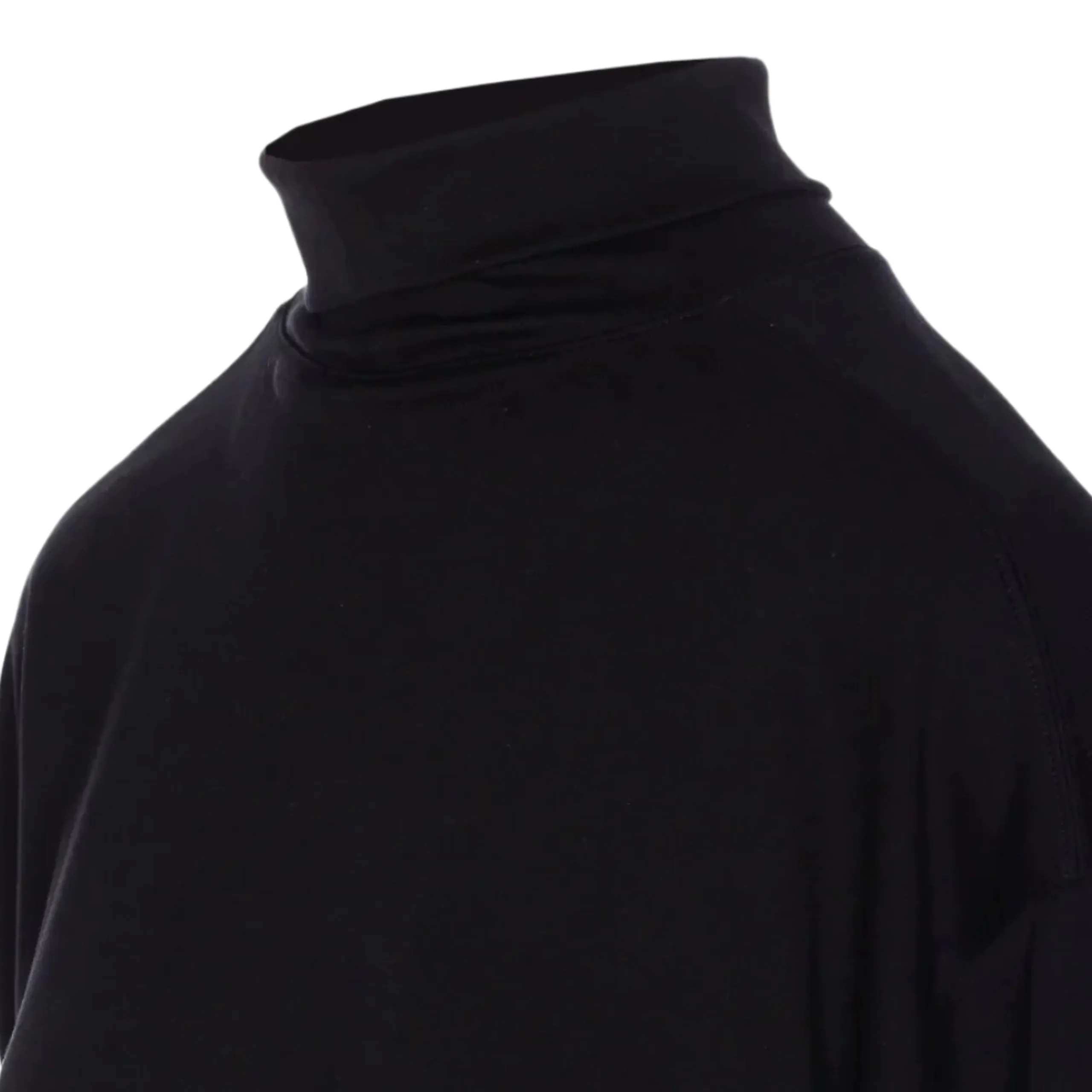 Relaxed Mock Neck T-shirt (Black) sold by TONS product image thumbnail 3