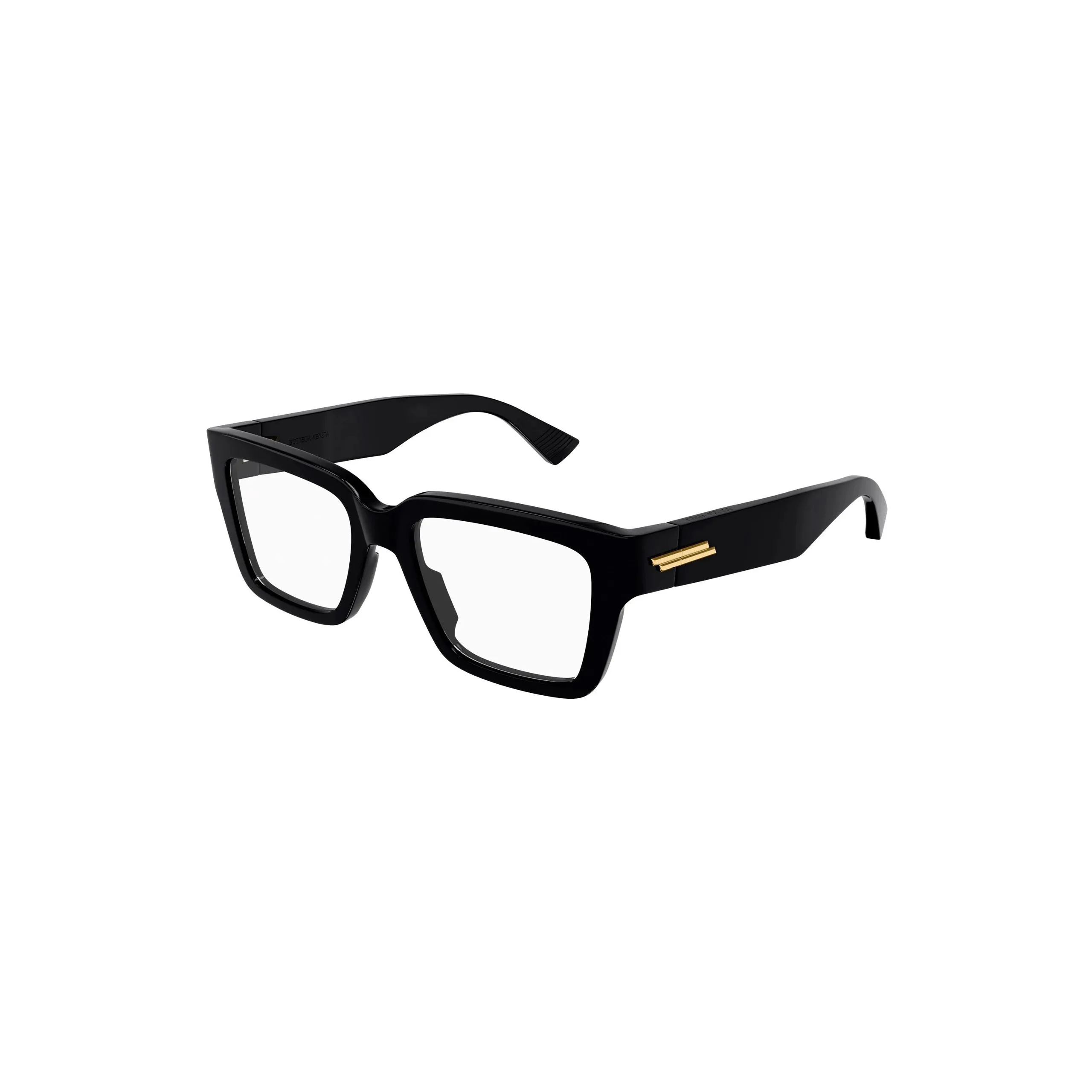 Rectangular Square Eyeglasses (Shiny Black) sold by TONS product image thumbnail 3