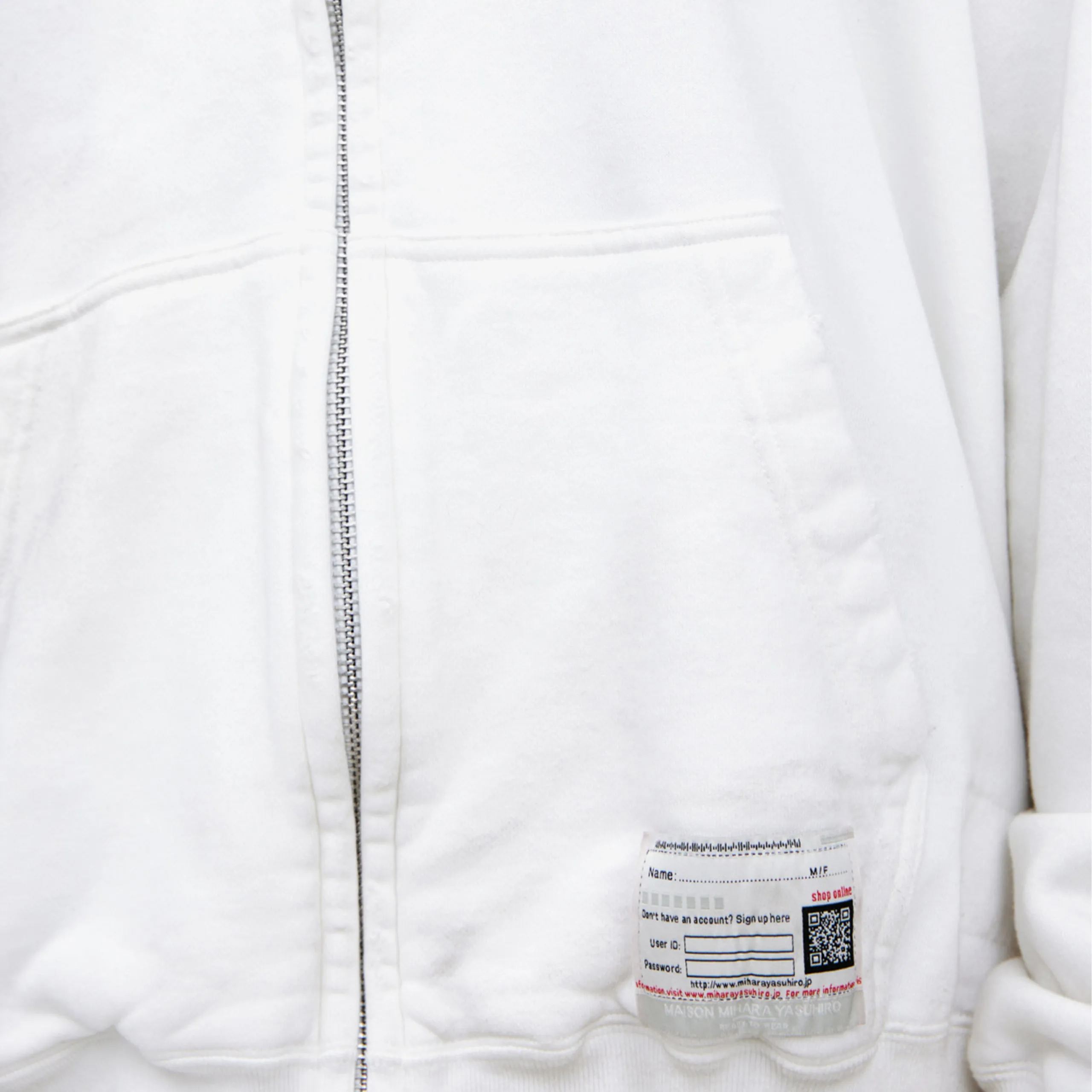 Cap Combined Hoodie (White) sold by TONS product image thumbnail 5