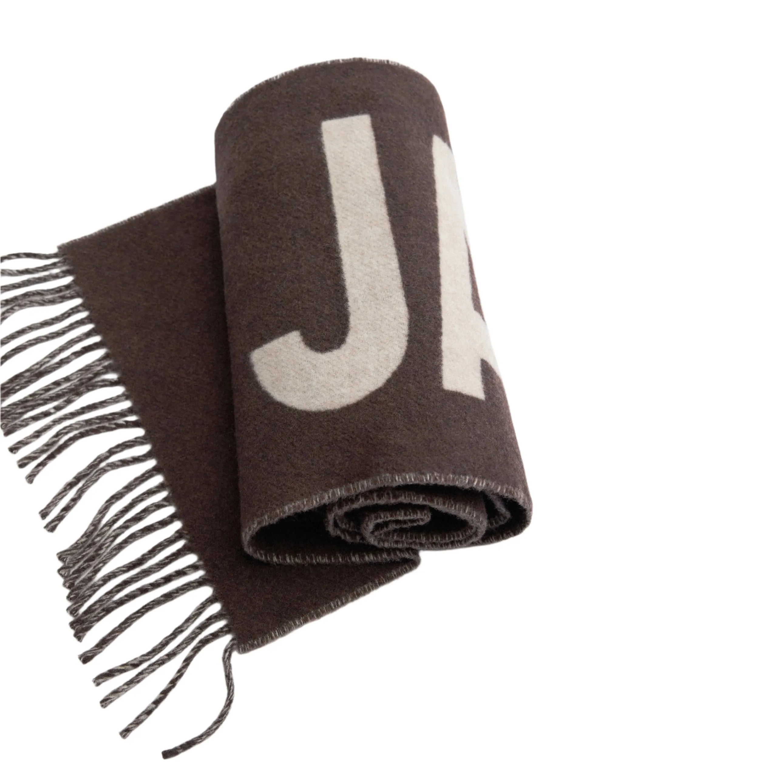 Fringe Logo Scarf (Multi Brown) sold by TONS product image thumbnail 2