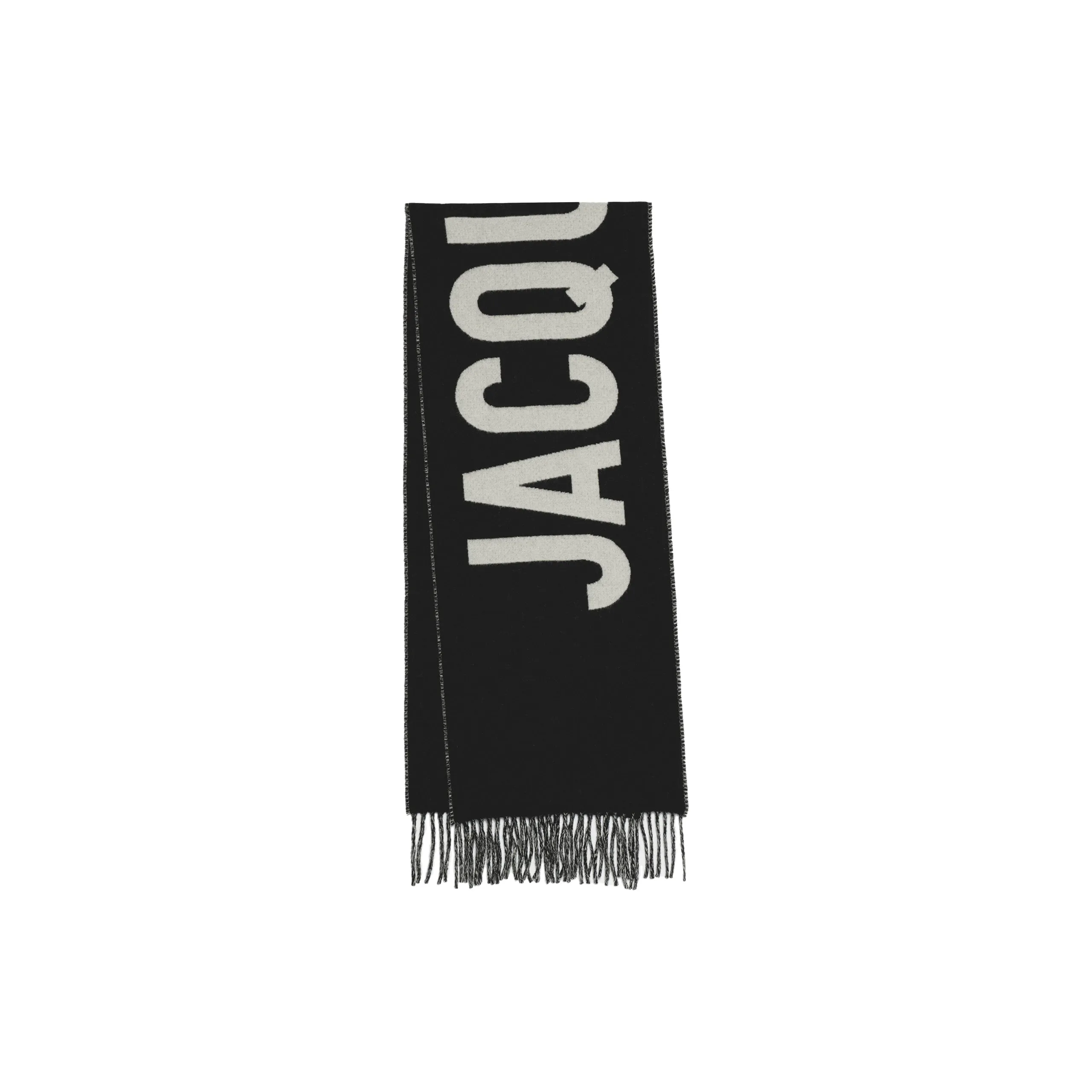 Fringe Logo Scarf (Black) sold by TONS