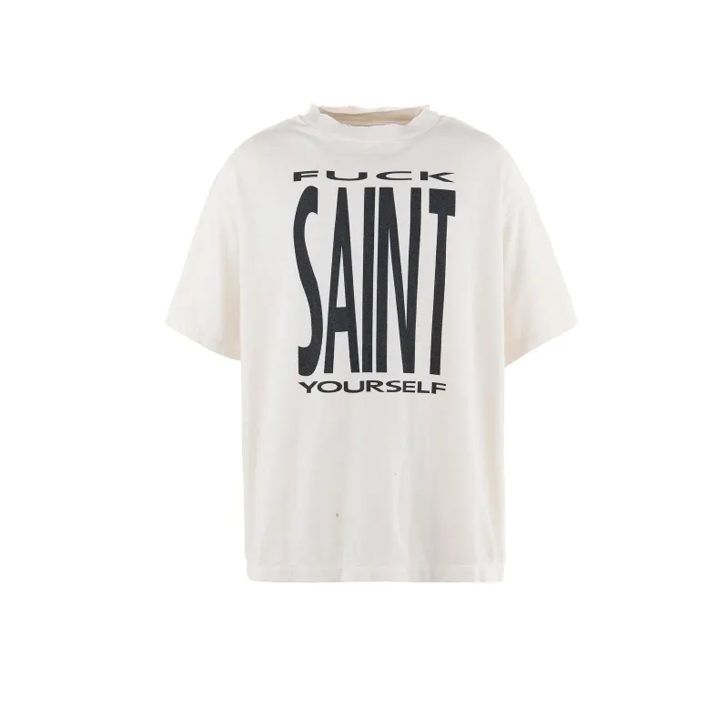Saint Yourself Short-sleeved Tee (White) made by TONS