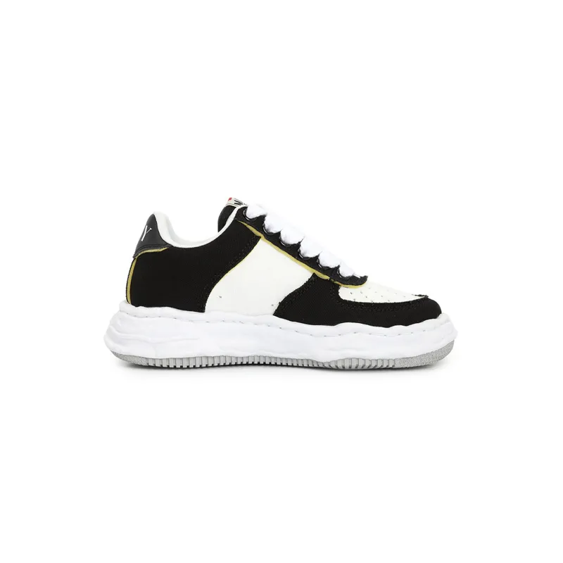 Wayne Low-Top Sneakers (Black/White) sold by TONS