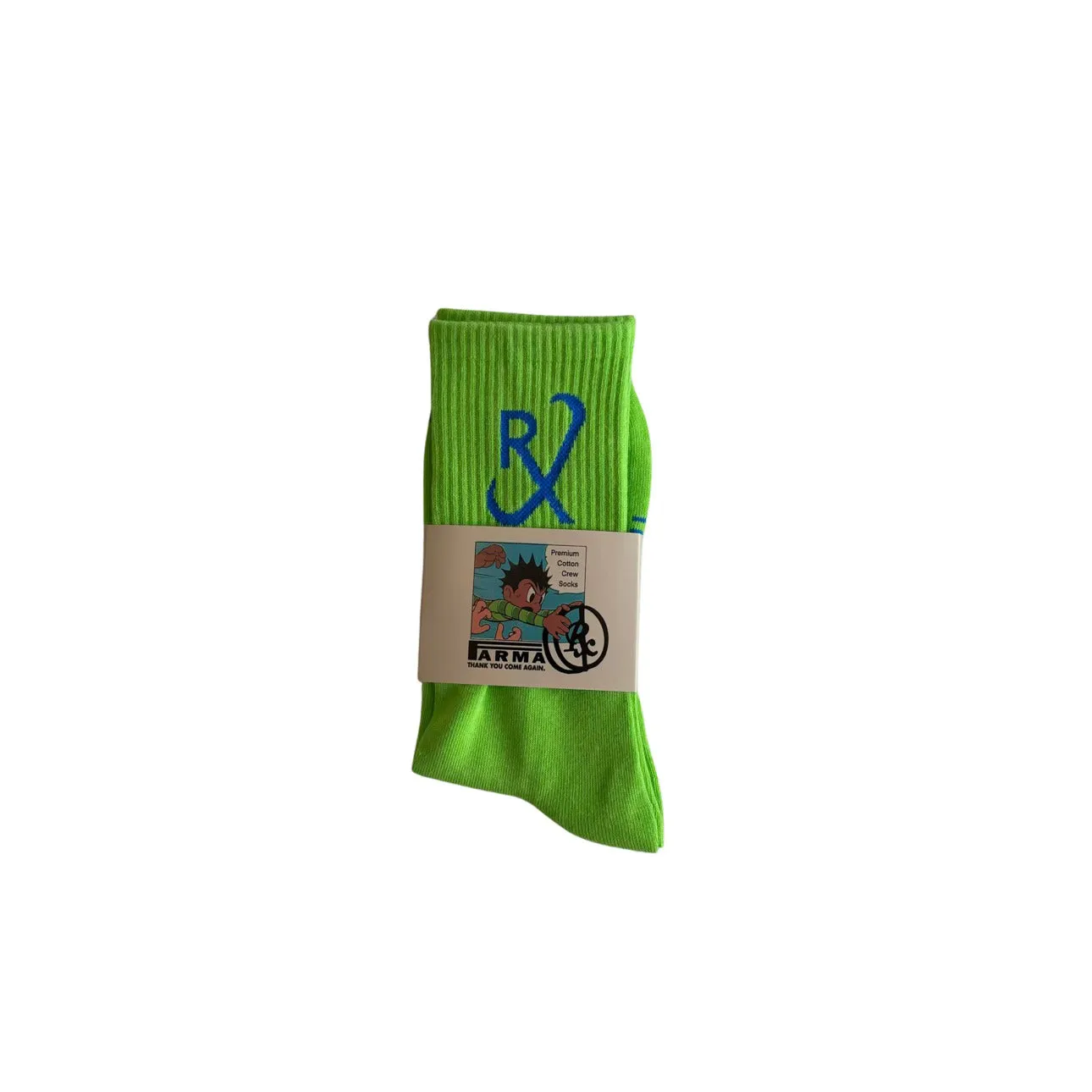 Rx Socks (Green) sold by TONS