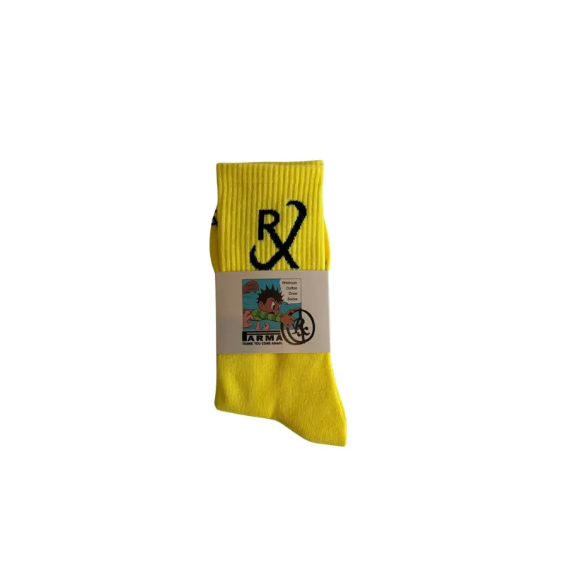 Rx Socks (Yellow) sold by TONS