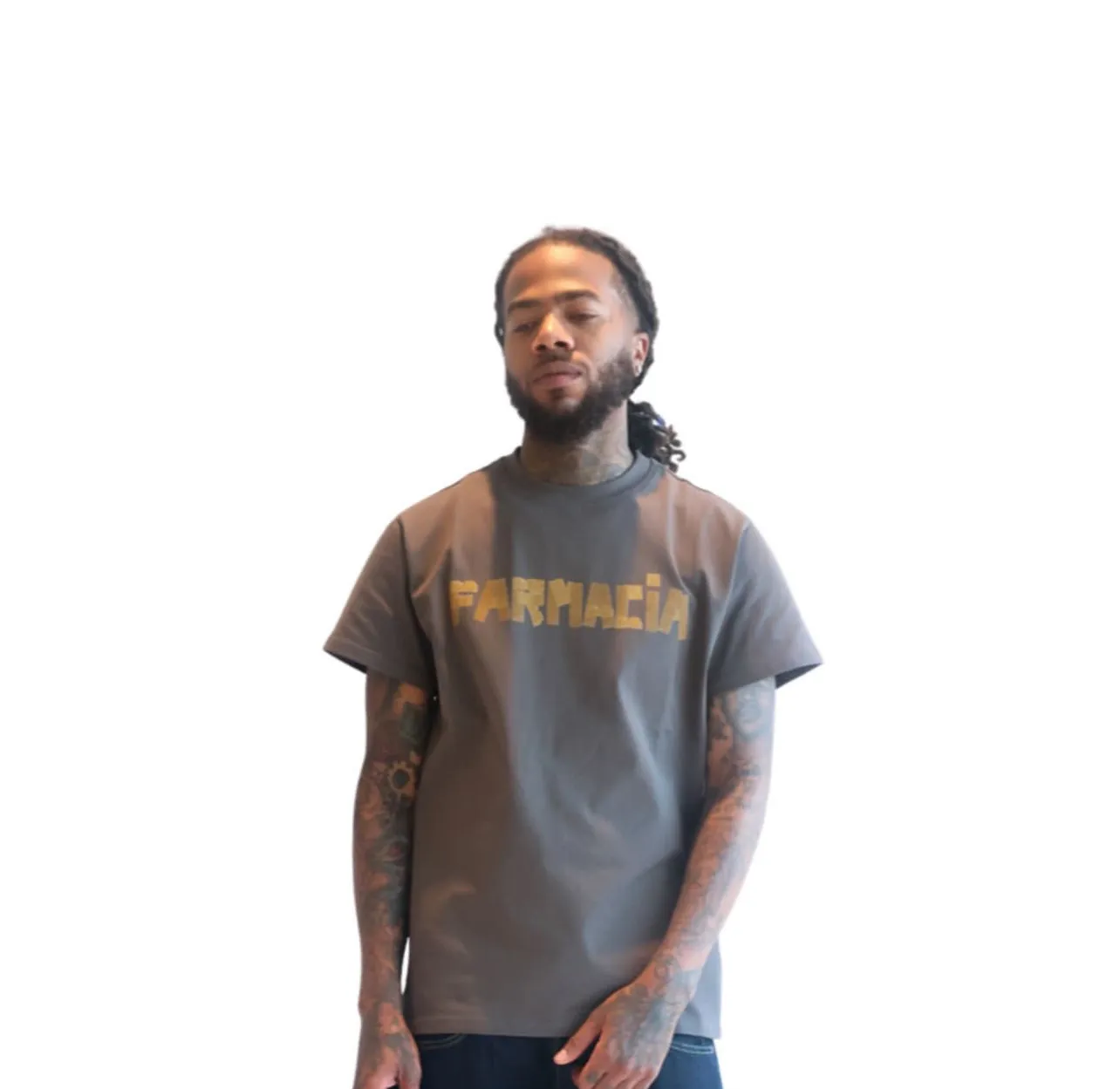 Tape Tee (Grey) sold by TONS