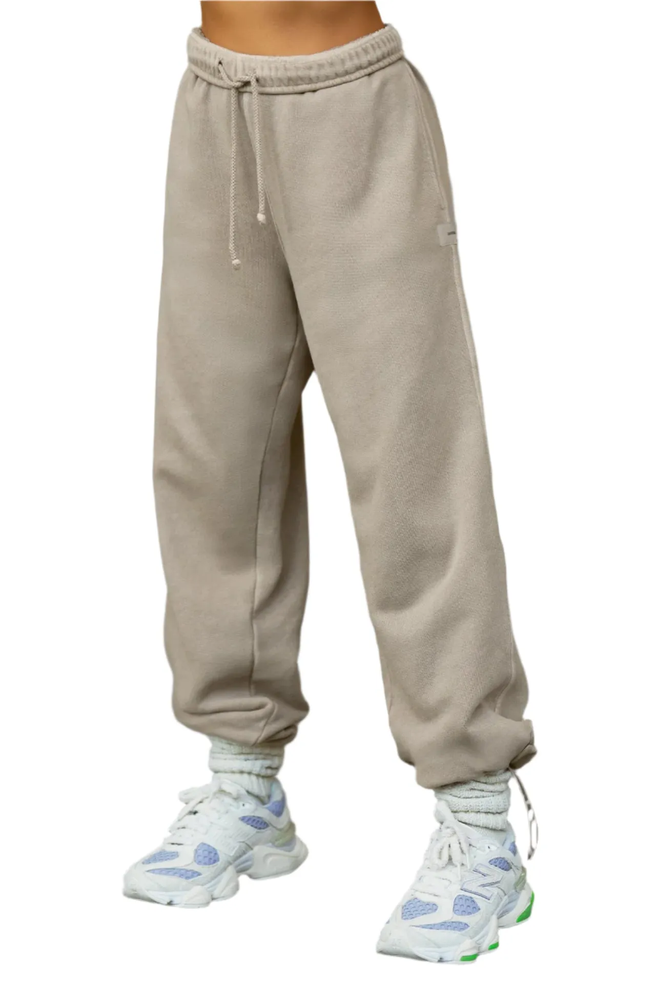 Oversized Straight Leg Jogger (Sand French Terry) sold by TONS product image thumbnail 2