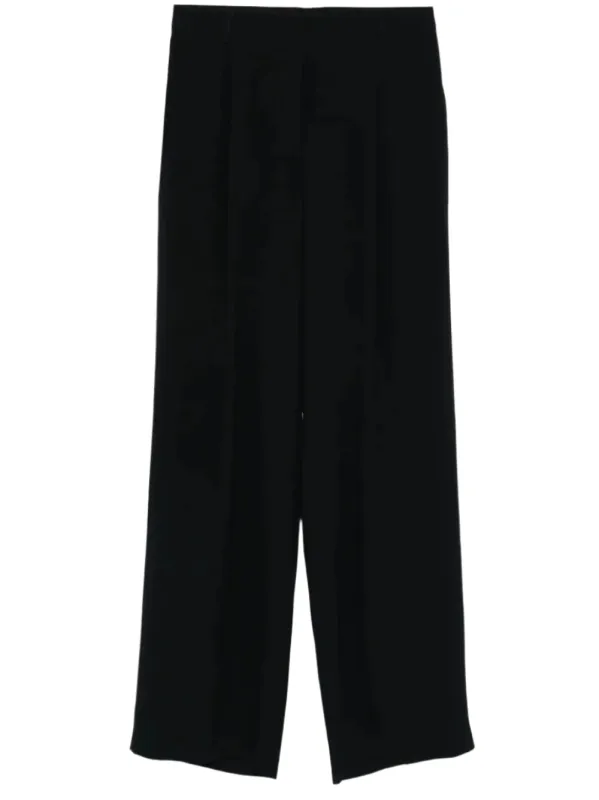 Loose Pleated Pants (Black) sold by TONS