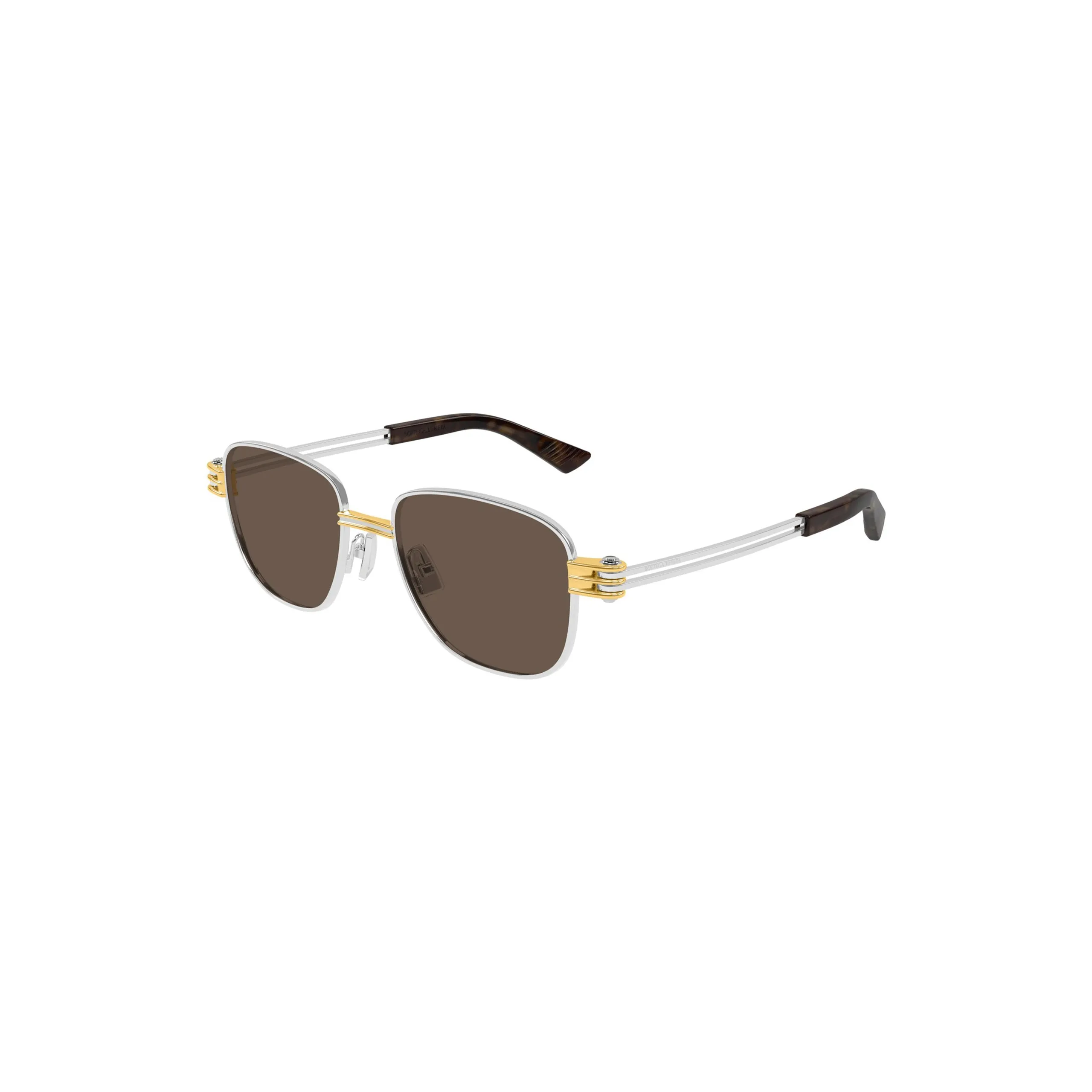Metal Square Sunglasses (Brown/Havana) sold by TONS product image thumbnail 2