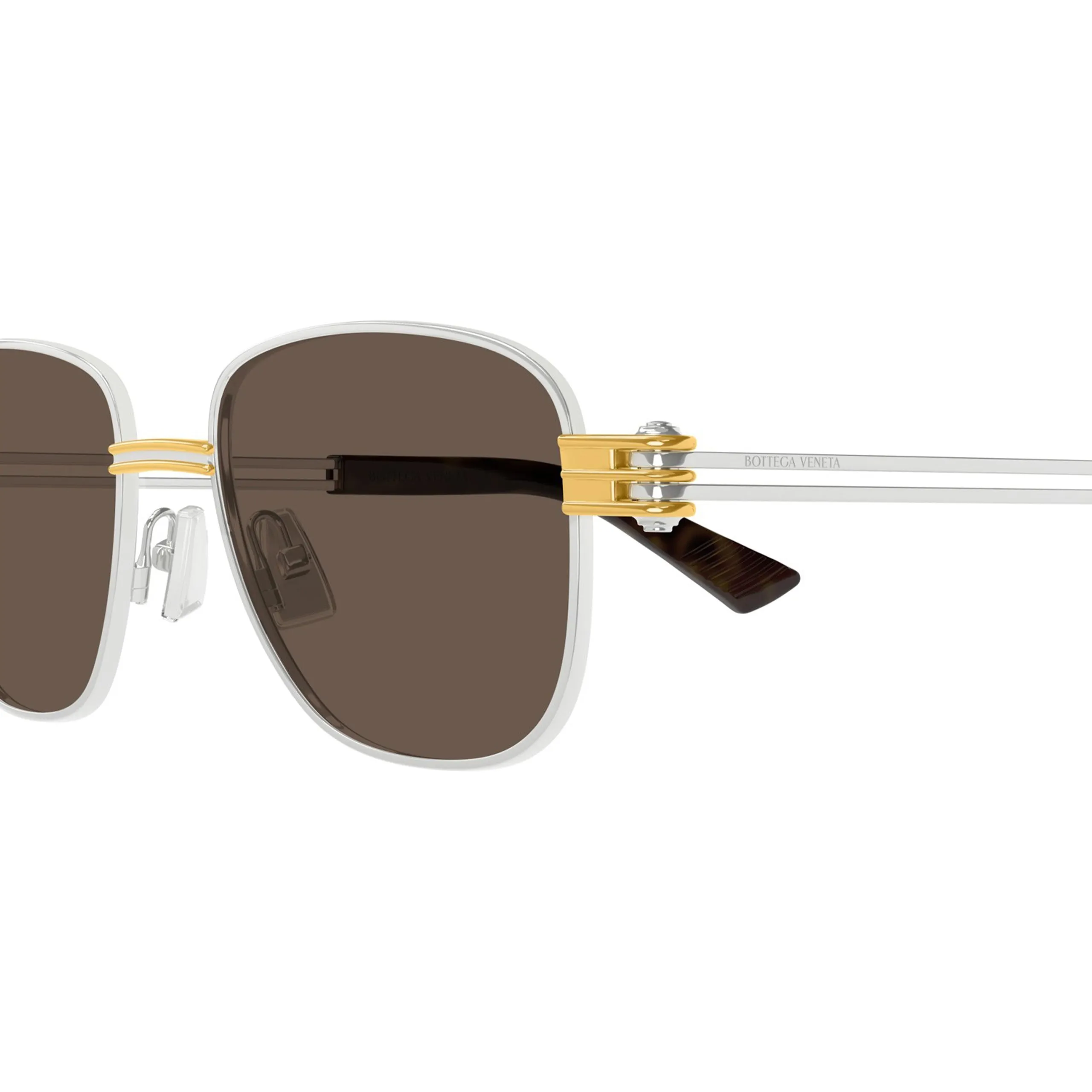 Metal Square Sunglasses (Brown/Havana) sold by TONS product image thumbnail 3