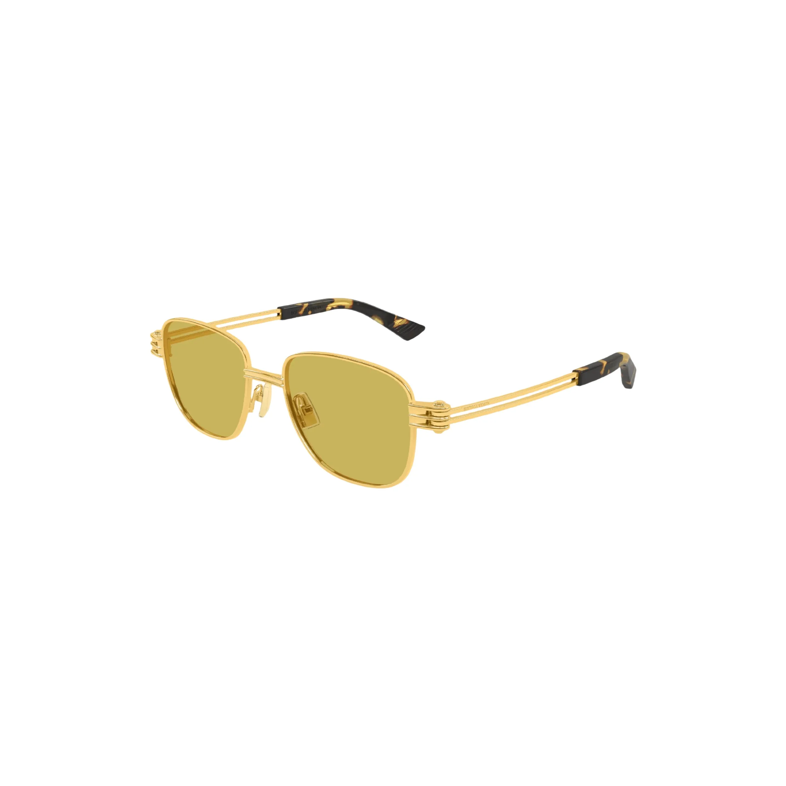 Metal Square Sunglasses (Gold/Yellow) sold by TONS product image thumbnail 3