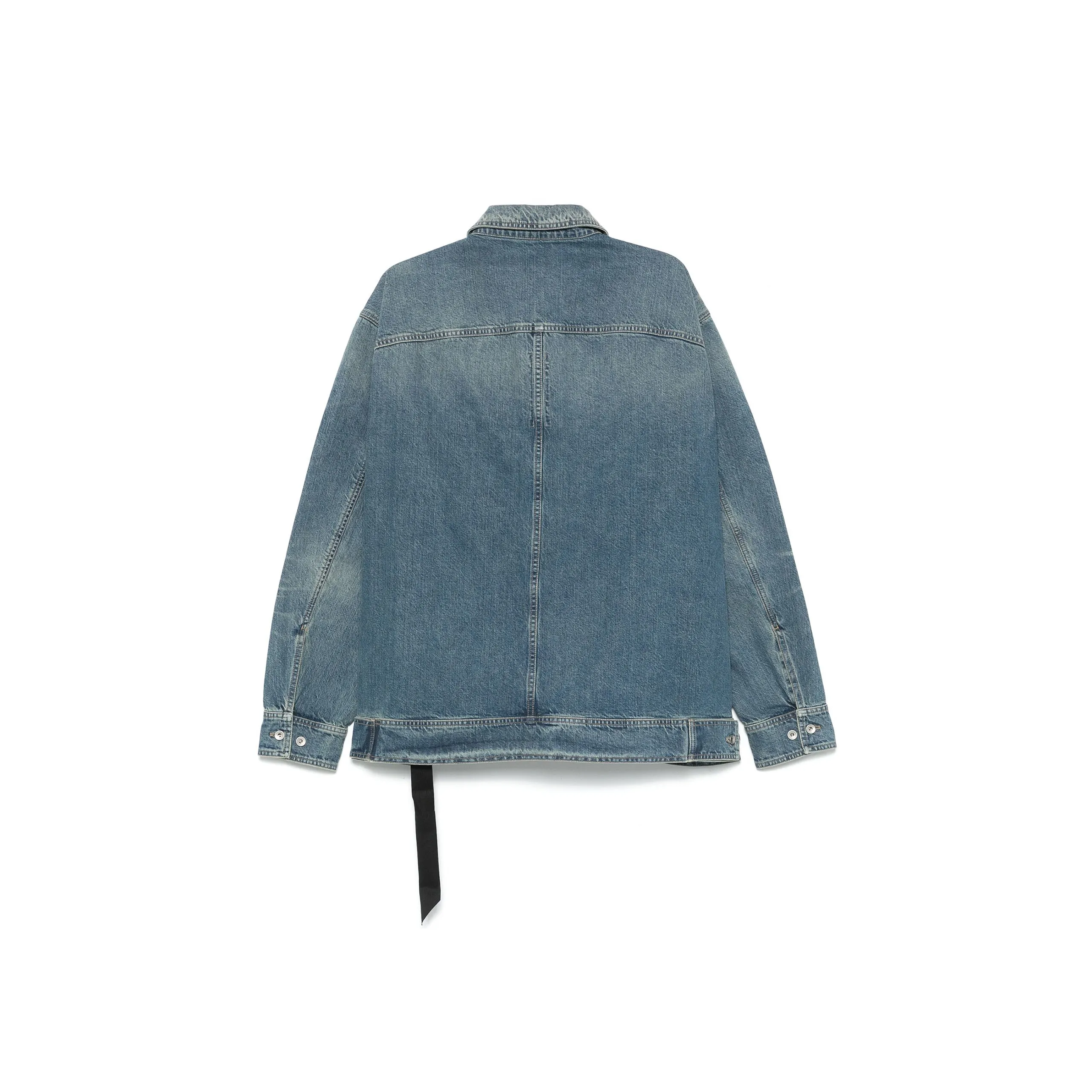 Jumbo Denim Jacket (Washed Indigo) sold by TONS product image thumbnail 2