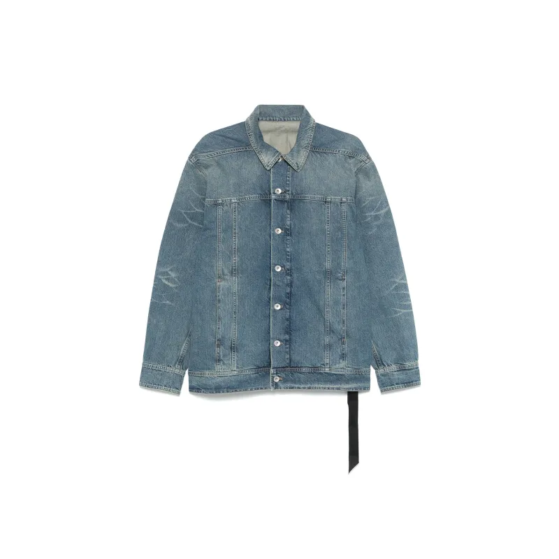 Jumbo Denim Jacket (Washed Indigo) sold by TONS