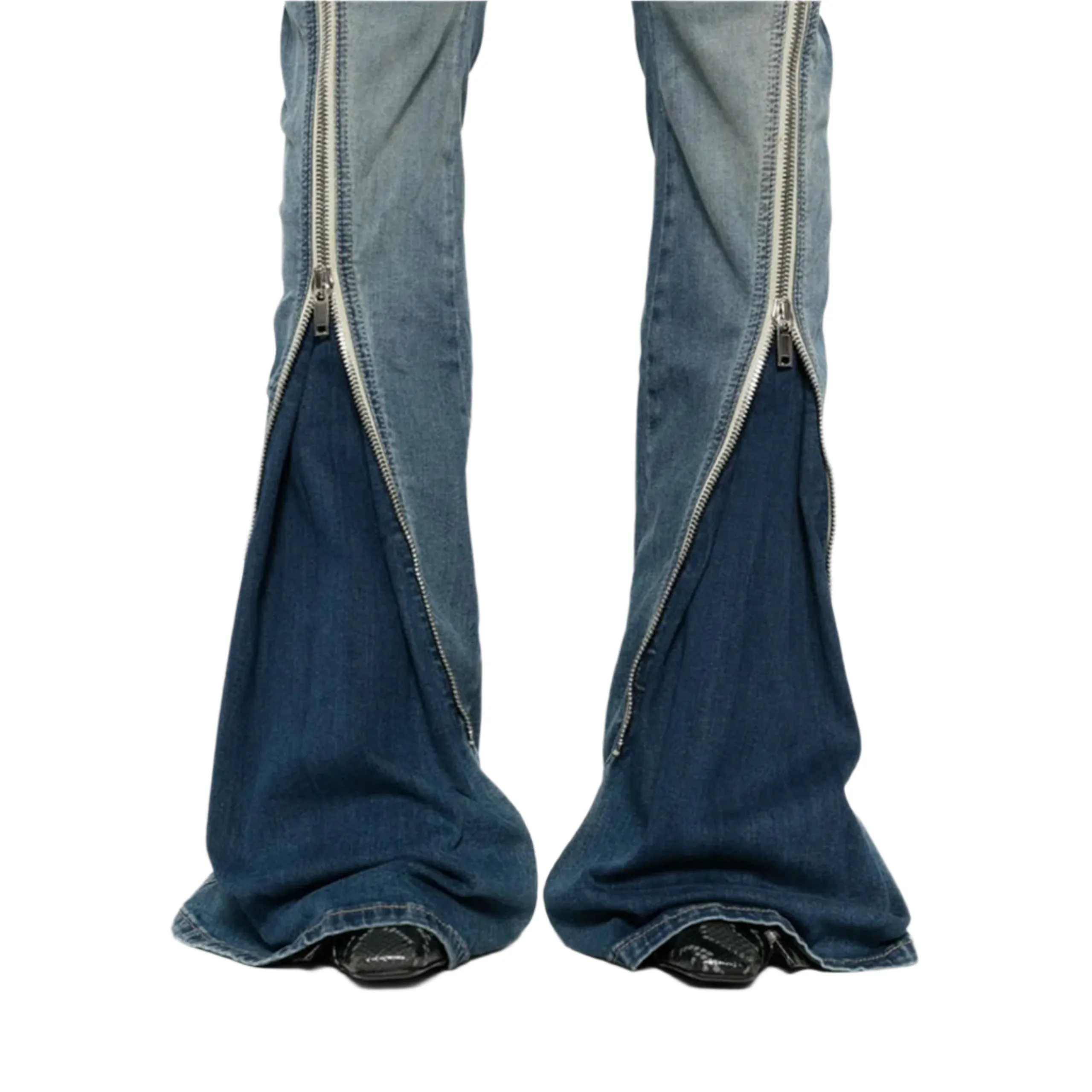 Hollywood Bolan Banana Denim Pants (Washed Indigo) sold by TONS product image thumbnail 2