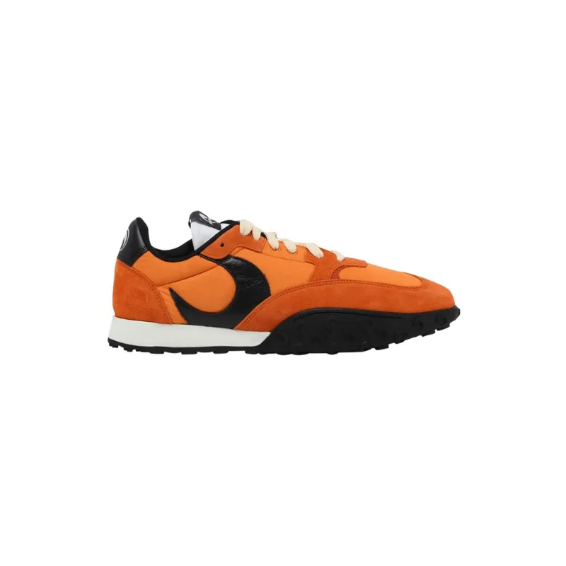 Women's Regenerated Moire Low-Top Sneakers (Orange) sold by TONS