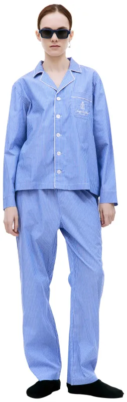Vendome Pyjama Shirt (Blue Stripped) sold by TONS