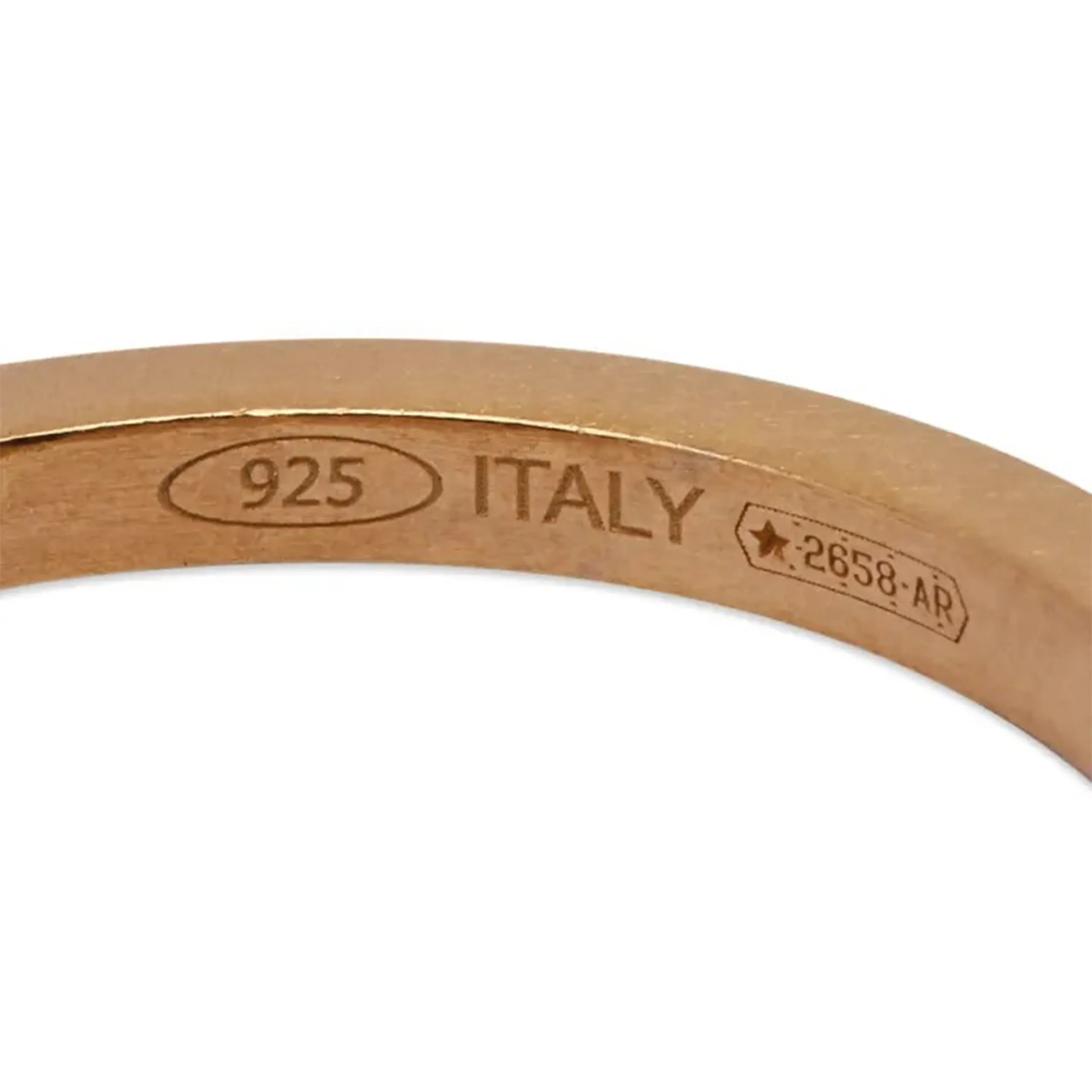 Numerical Ring 2mm (Yellow Gold Plating Burattato) sold by TONS product image thumbnail 3