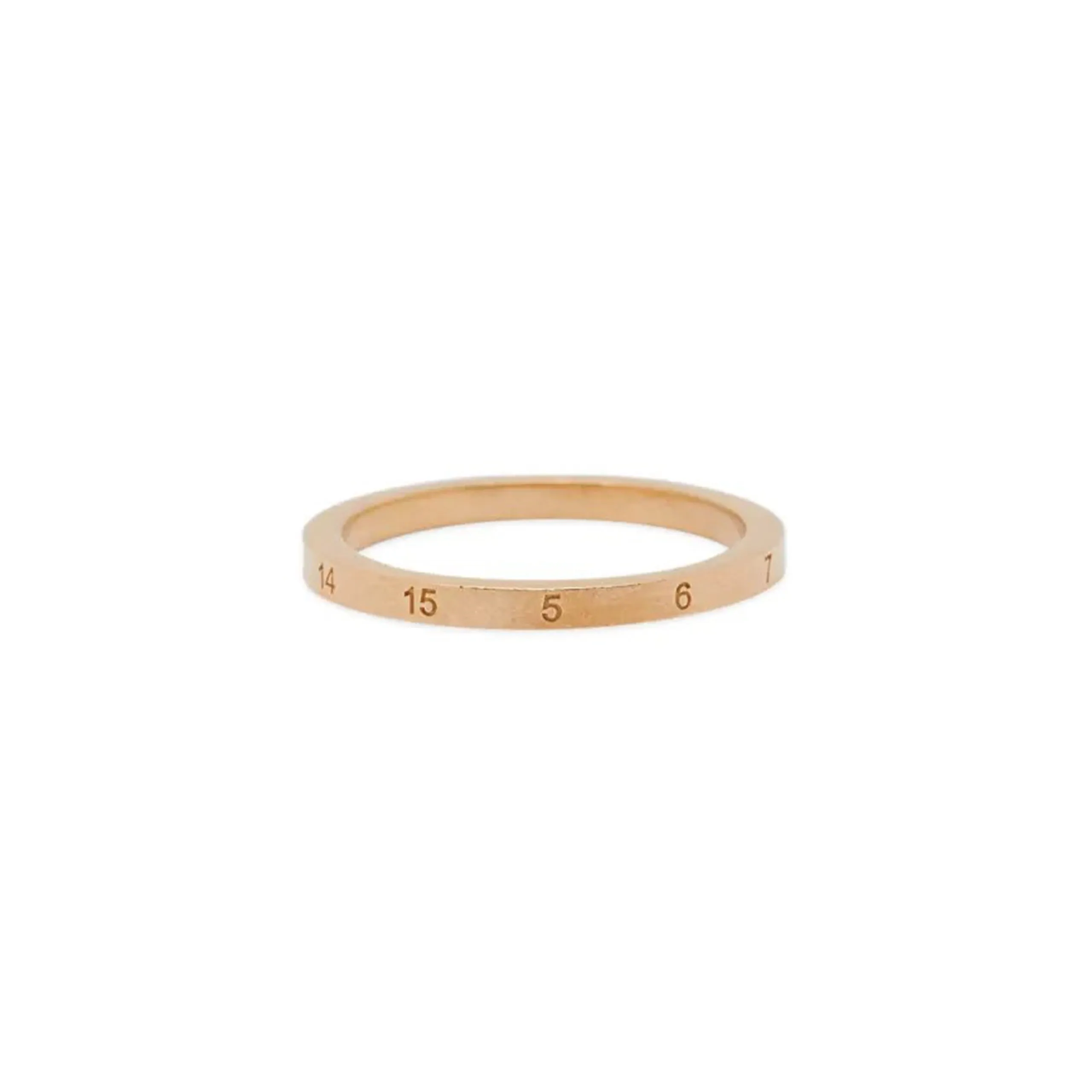Numerical Ring 2mm (Yellow Gold Plating Burattato) sold by TONS product image thumbnail 2
