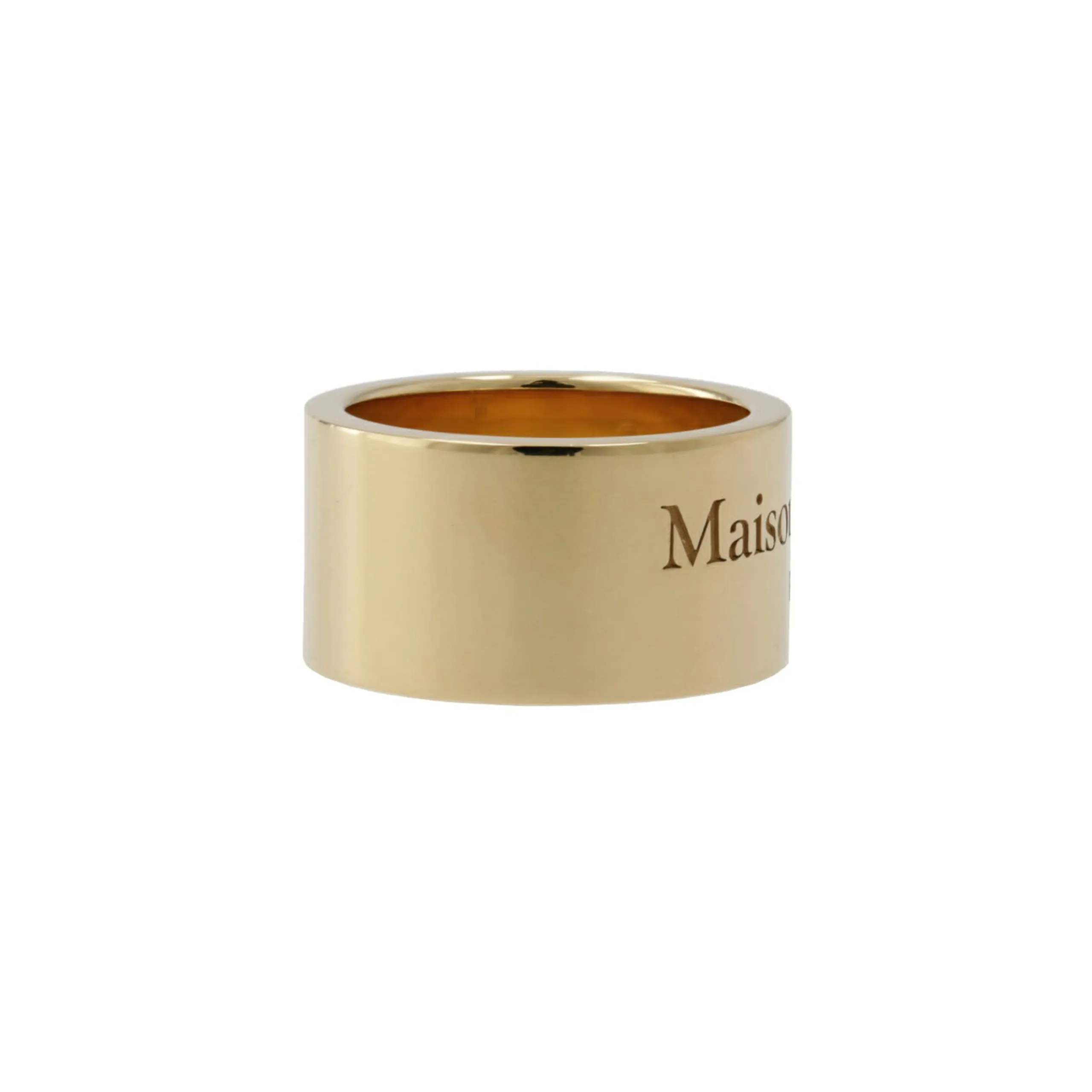 Logo Ring 12mm (Yellow Gold Plating Burattato) sold by TONS product image thumbnail 3
