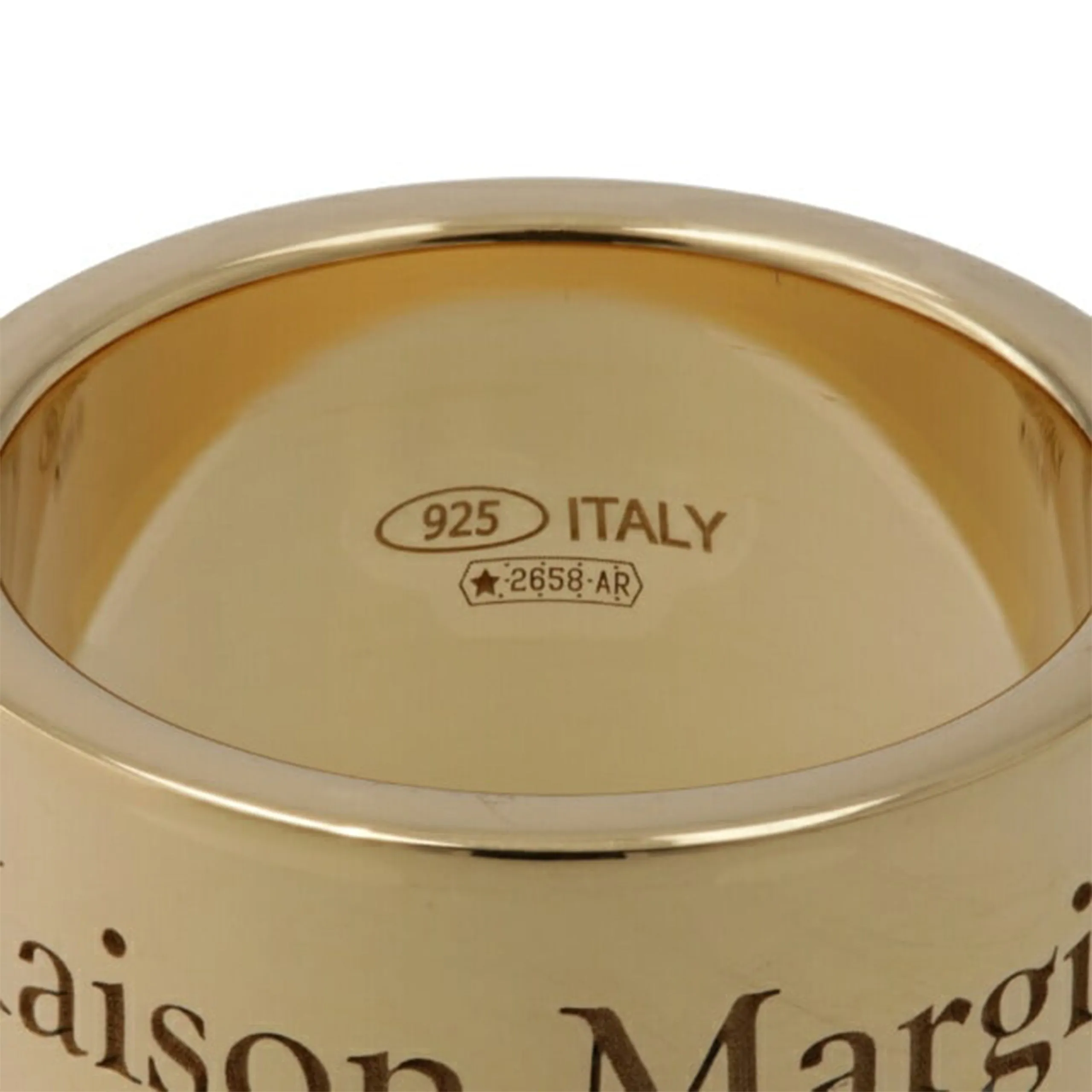 Logo Ring 12mm (Yellow Gold Plating Burattato) sold by TONS product image thumbnail 4