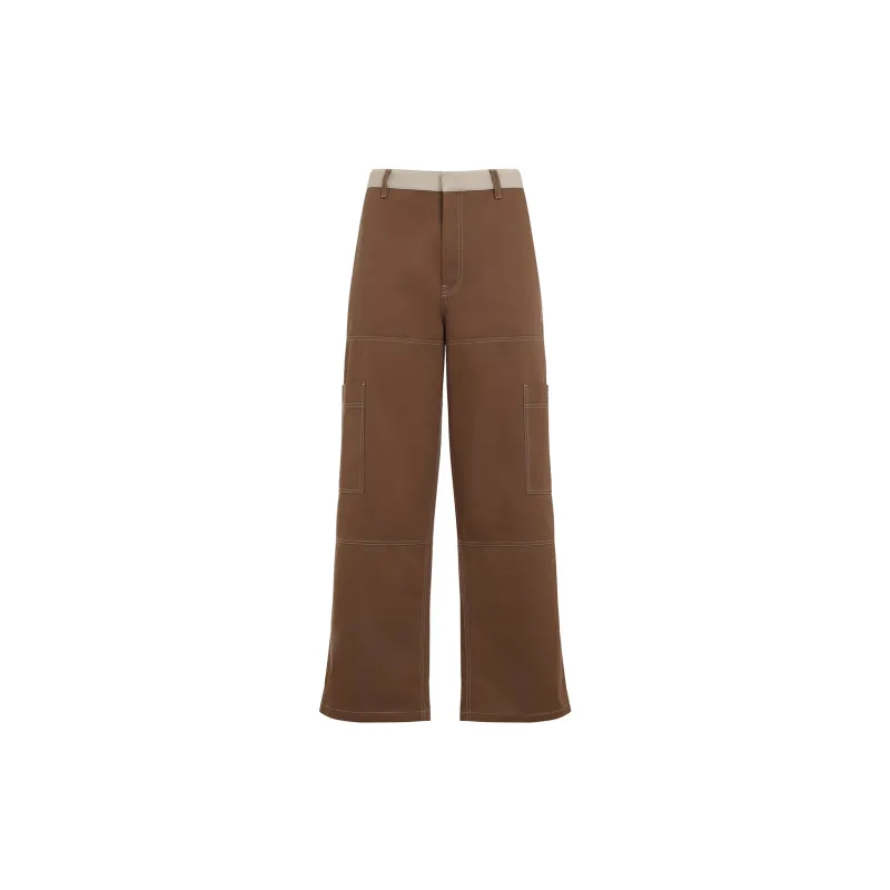 Stitch Cotgab Straight Cargo Pants (Bison) made by Off-White