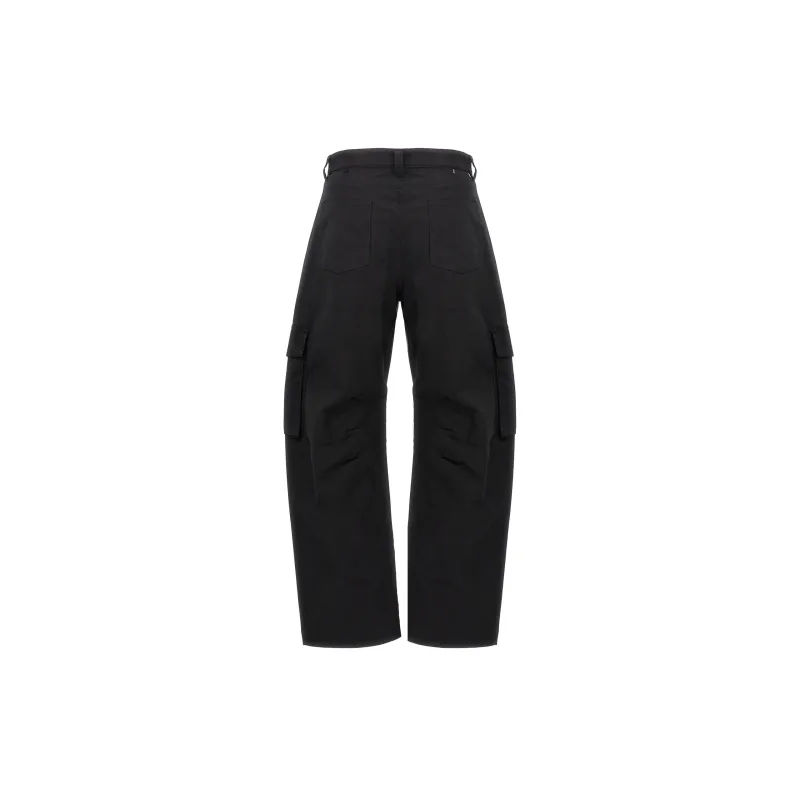 Wide Leg Cargo Pants (Black) made by Golden Goose