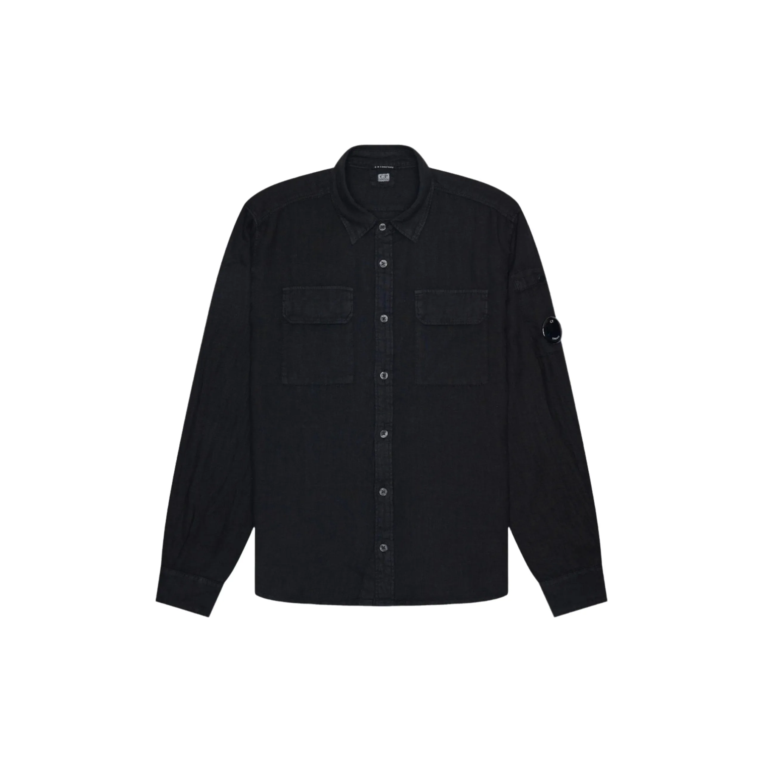 Linen Pocket Shirt (Black) sold by TONS