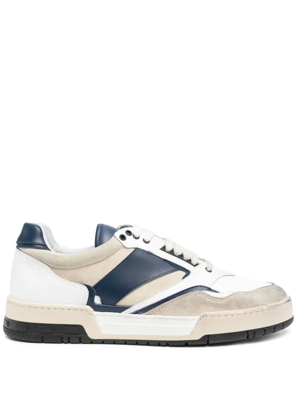Rhude Racing Sneakers (Navy/Tan/White) sold by TONS