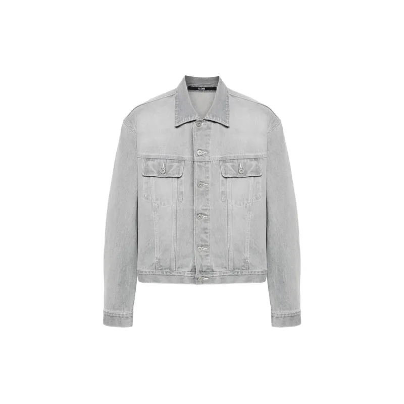 La Veste De-Nimes Jacket (Grey/Off-white) made by TONS