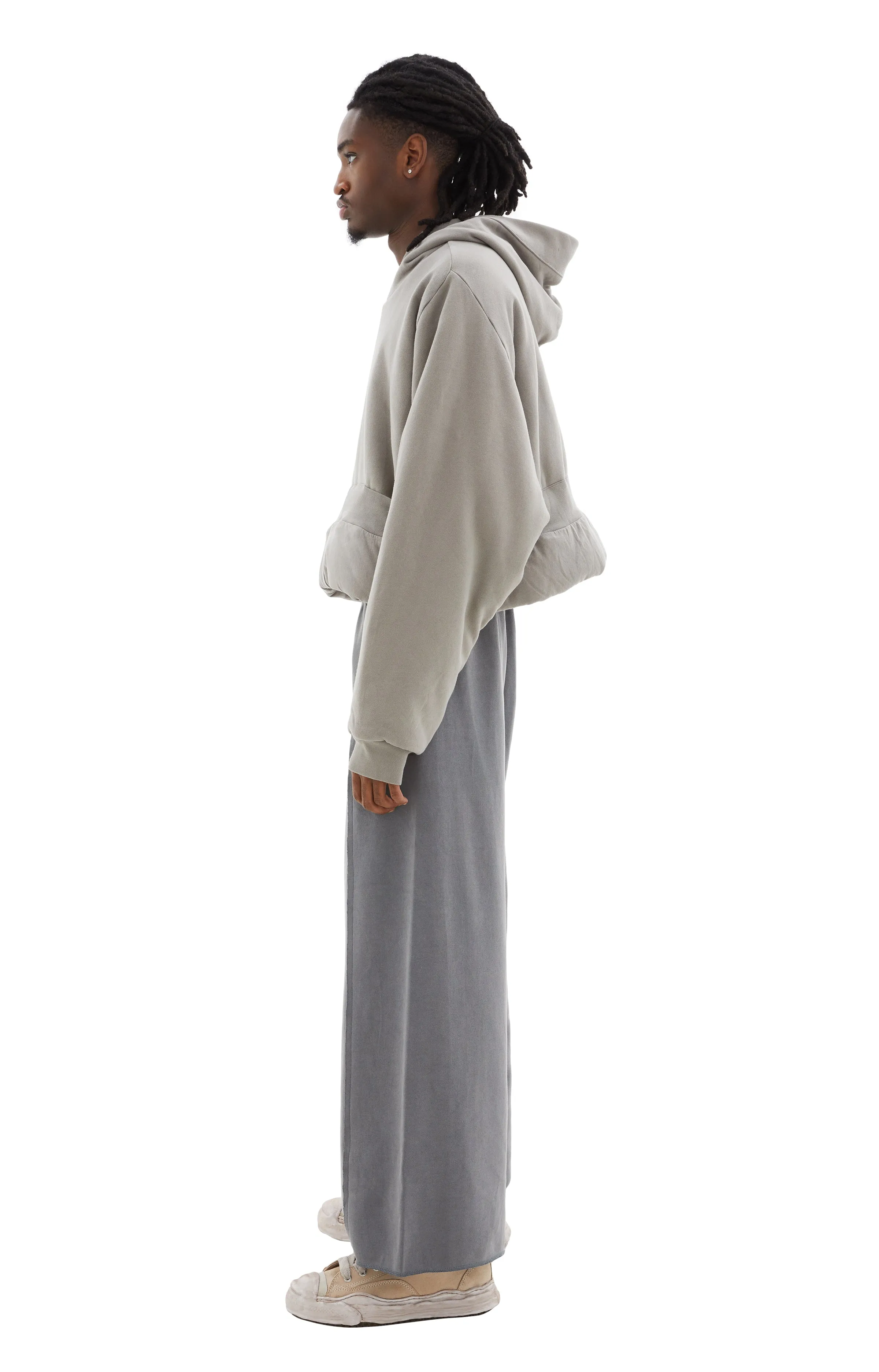 Padded Hoodie (Taupe) sold by TONS product image thumbnail 3